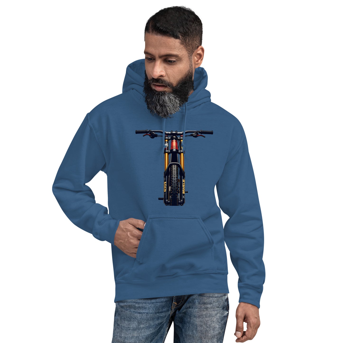 Men's DH DBL Double print Hoodie