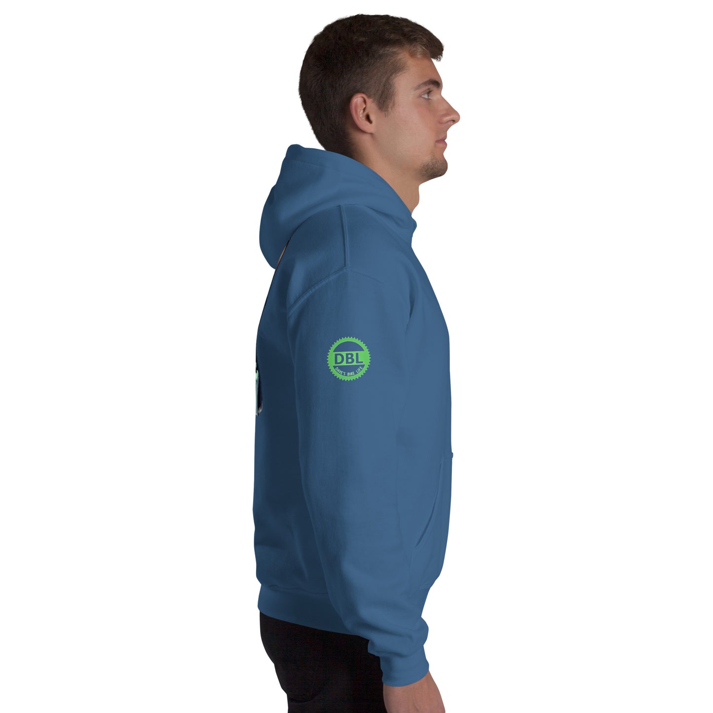 Unisex Zombie Green Illuminated cat classic Hoodie