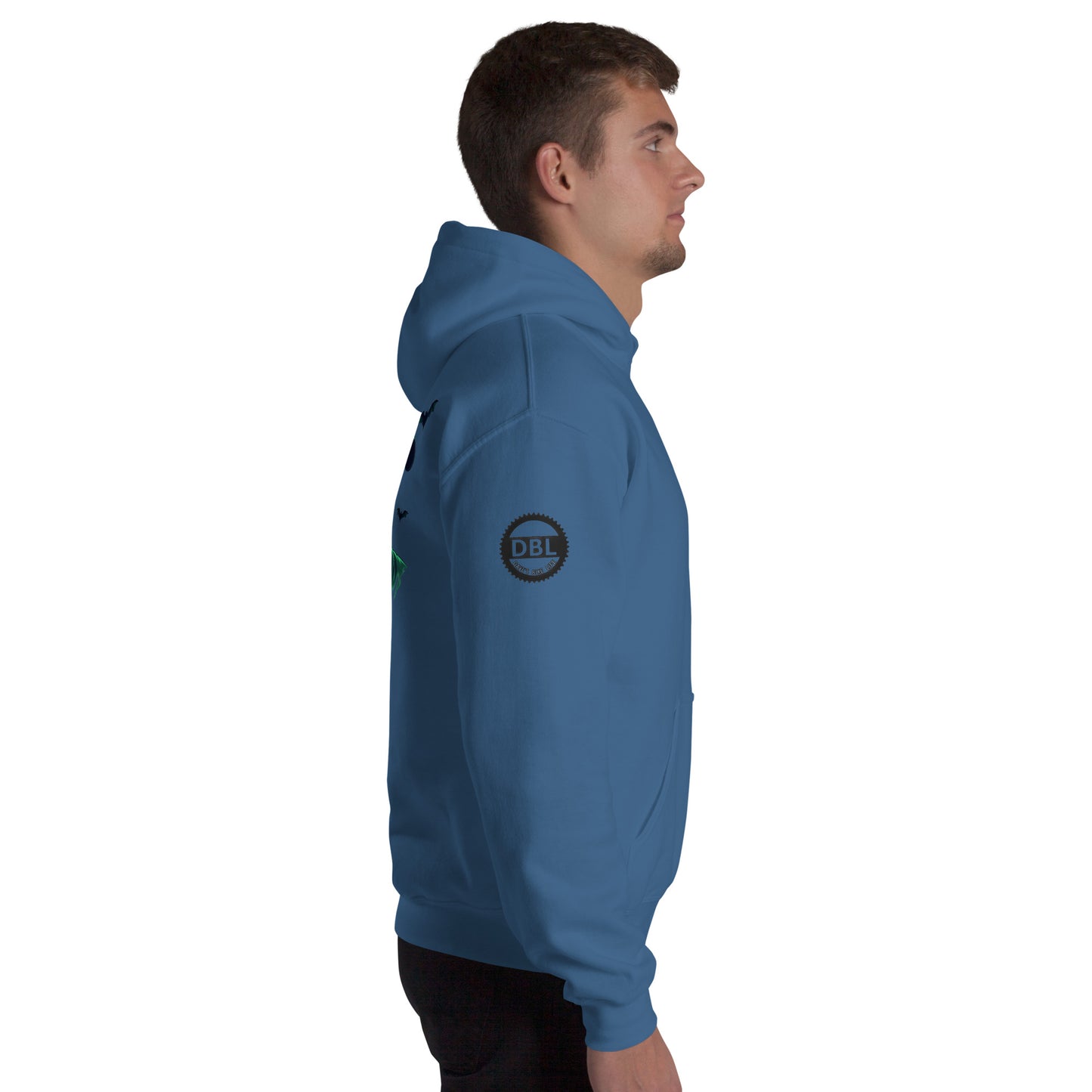 Unisex High definition luminous skull classic Hoodie