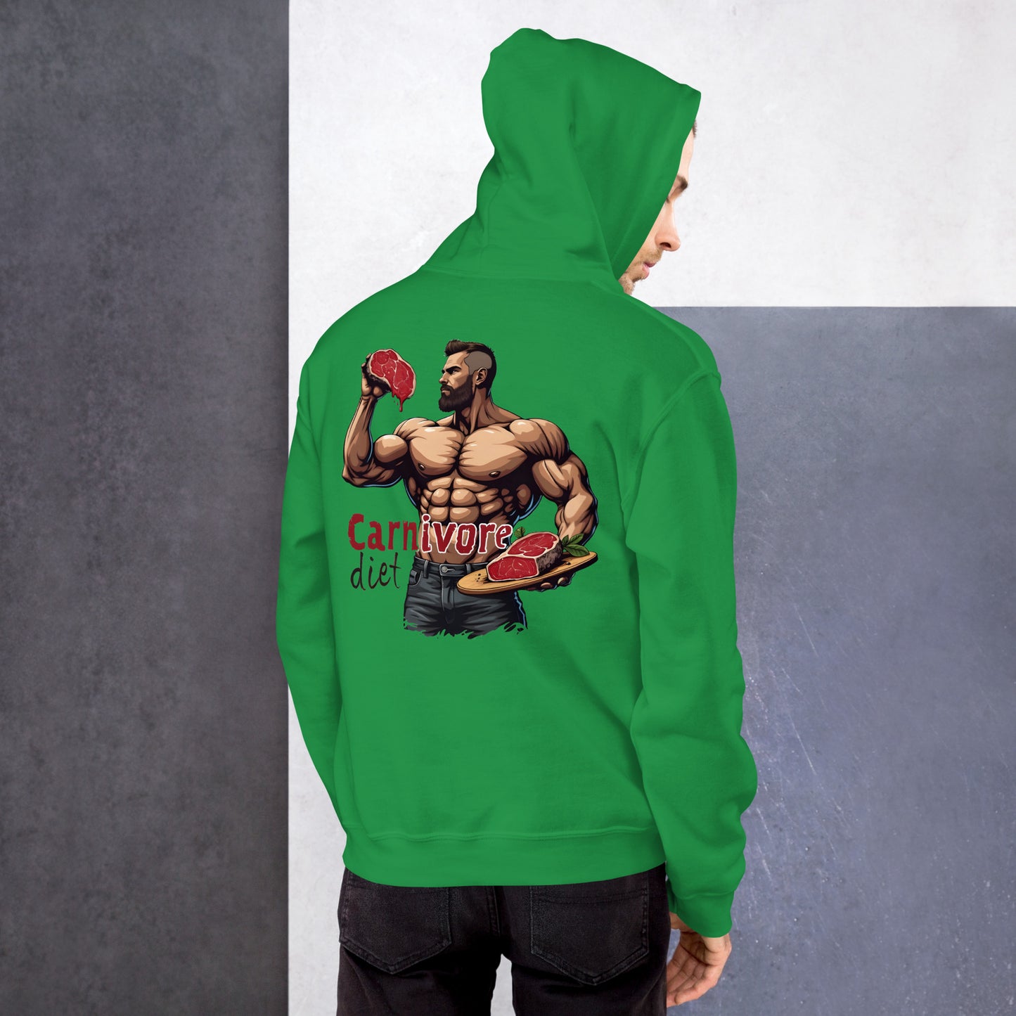 Men's carnivore diet Hoodie