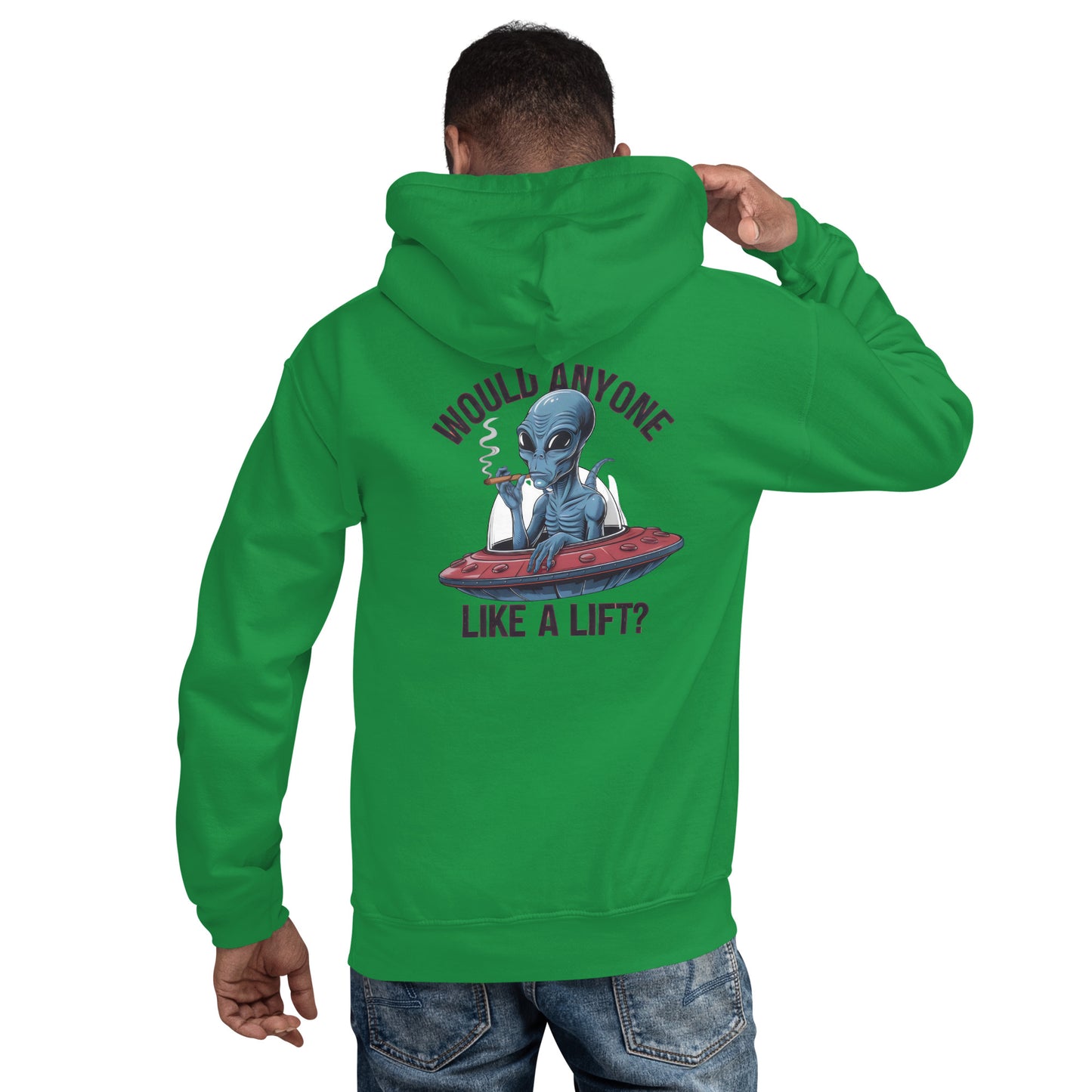 Unisex UFO Would anyone like a lift Hoodie