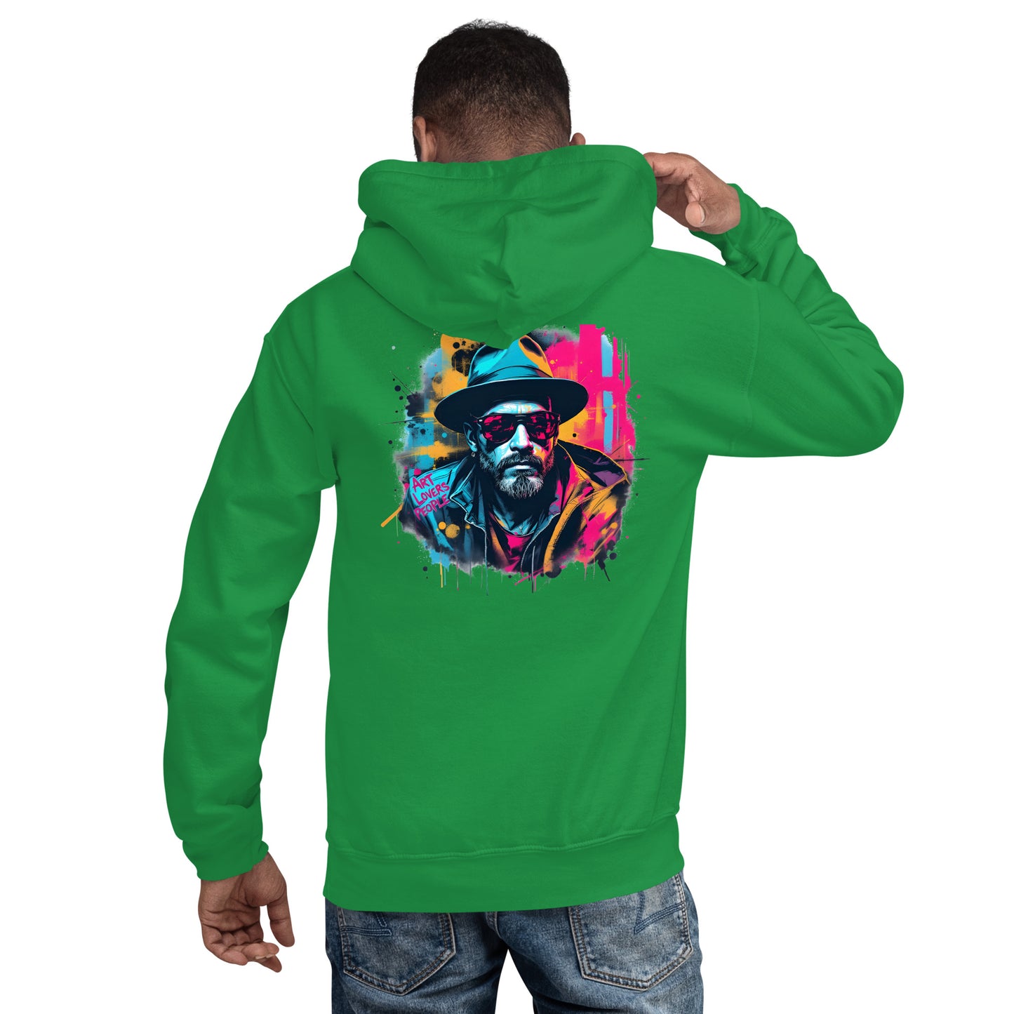 Unisex Twin print gravy Ai style art lover Hoodie