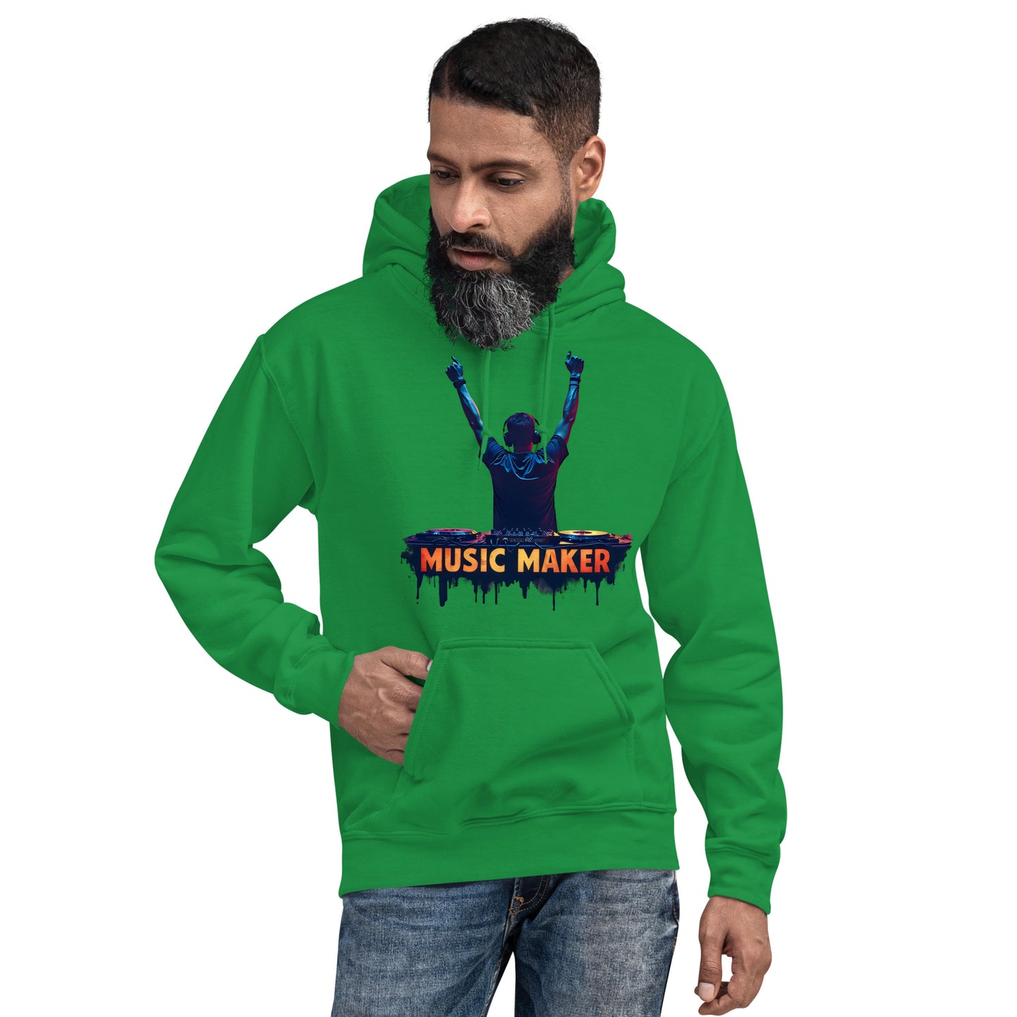 Unisex Music maker Twin-print music creator Hoodie