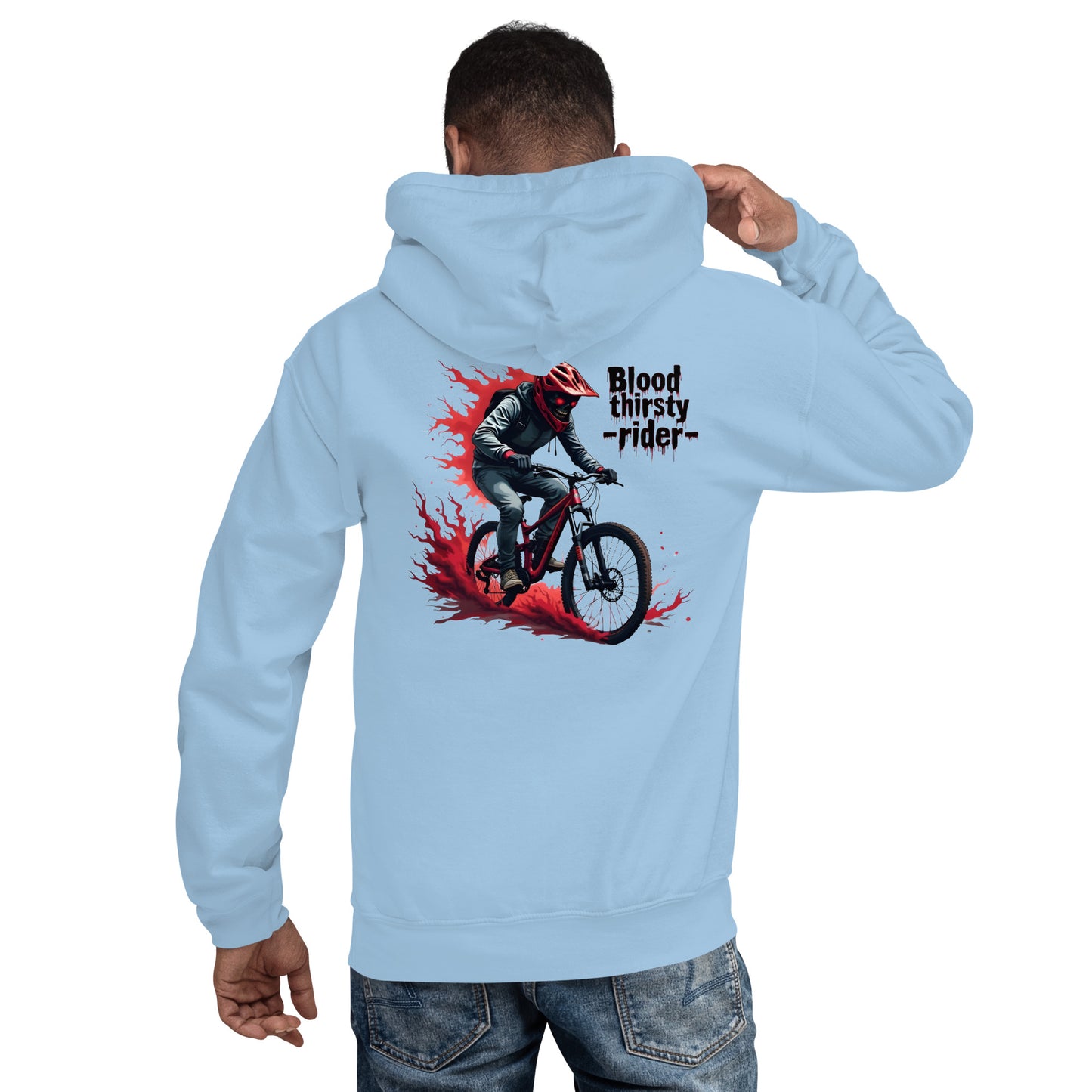 Men's blood thirsty rider Hoodie