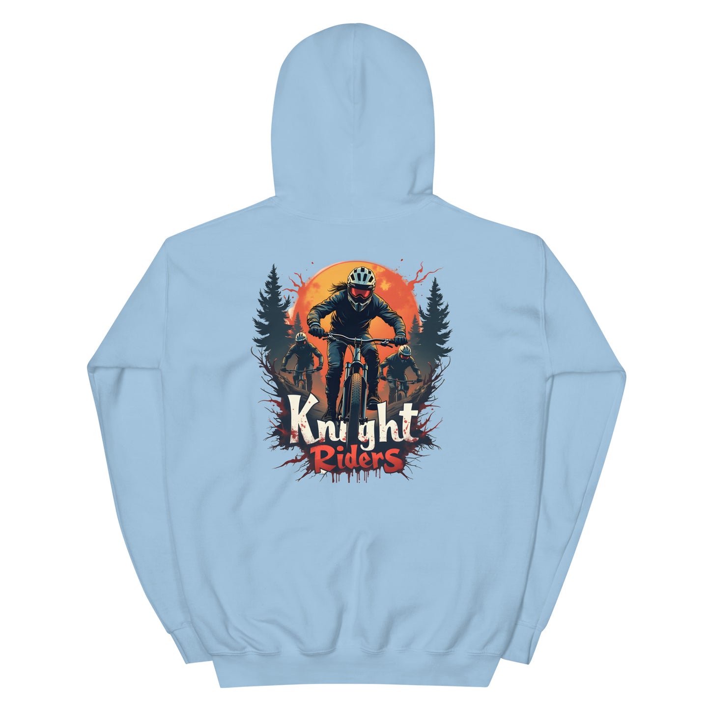 Men's Back print Knight riders Hoodie