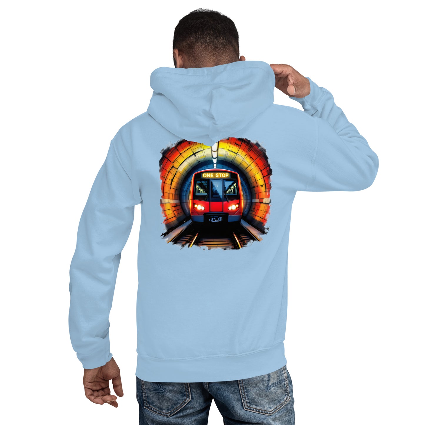Unisex UK Underground one stop Hoodie