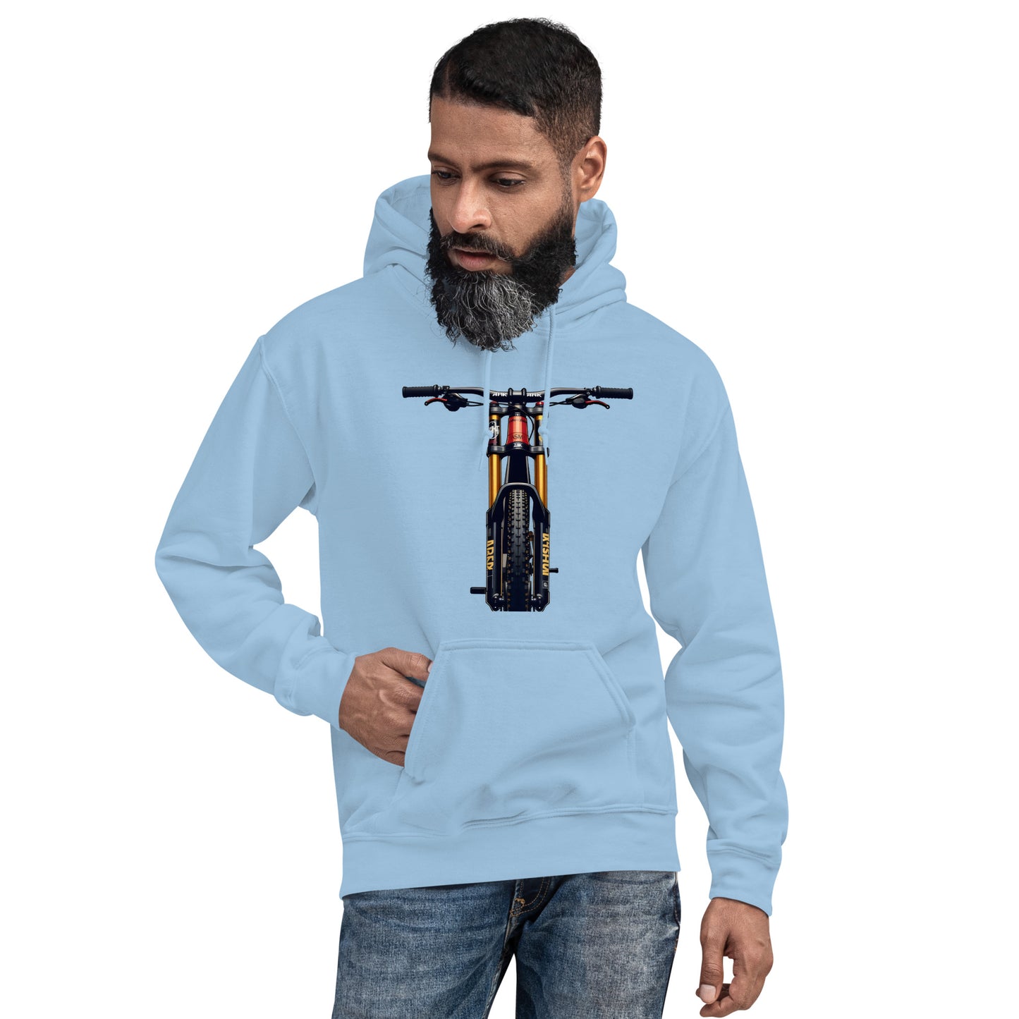 Men's DH DBL Double print Hoodie