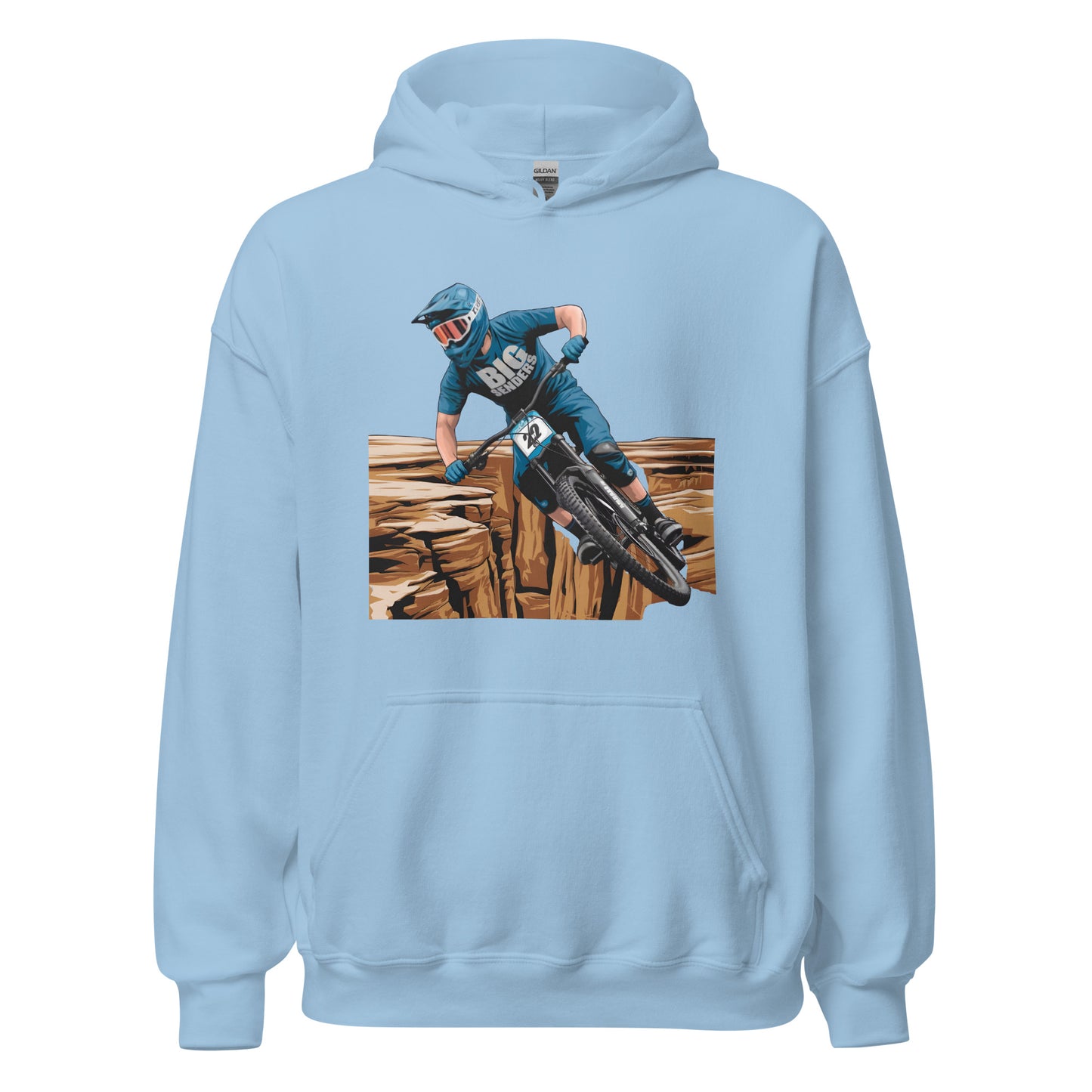 Unisex Big sender Series 2 Twin print Hoodie