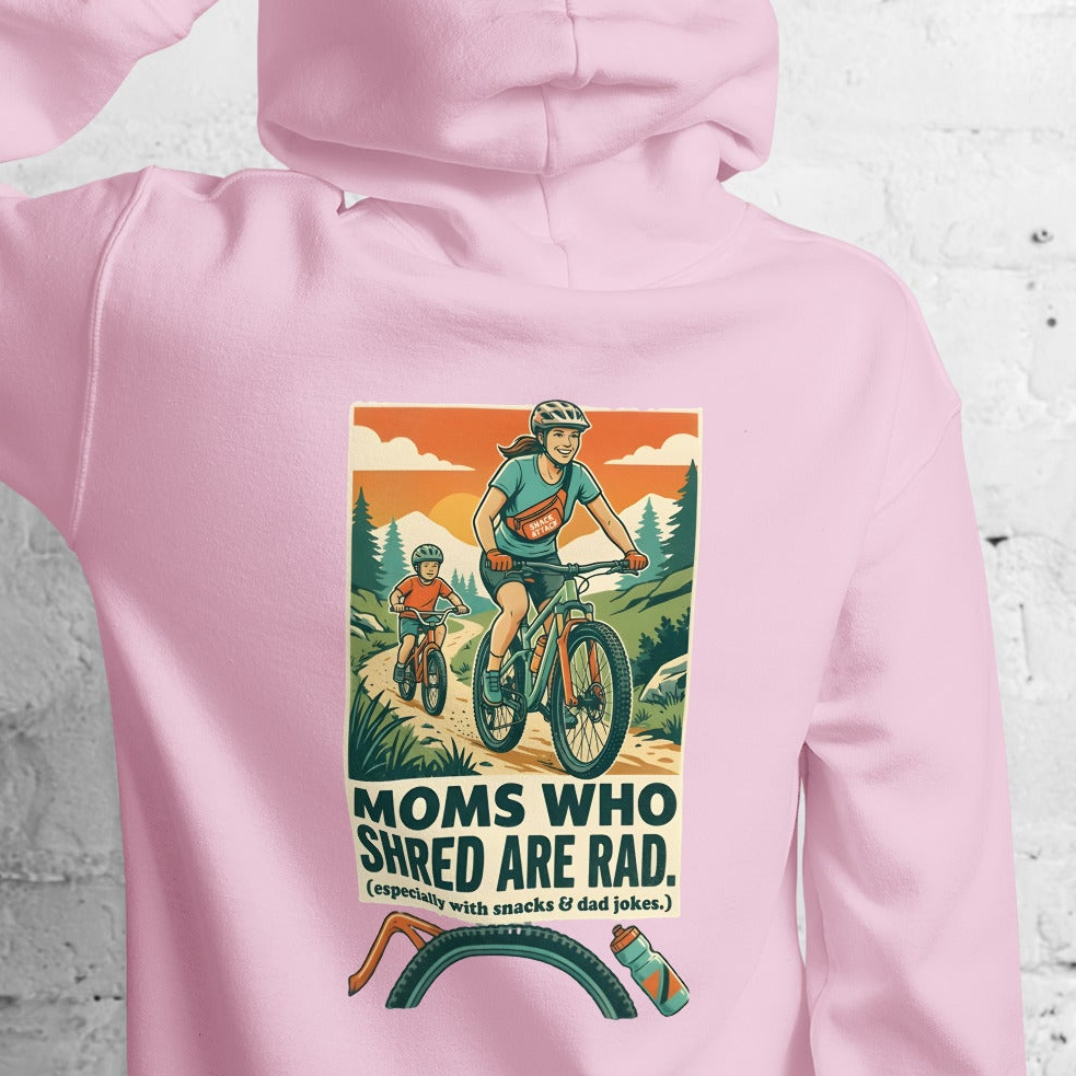 Unisex mums who shred are rad Hoodie