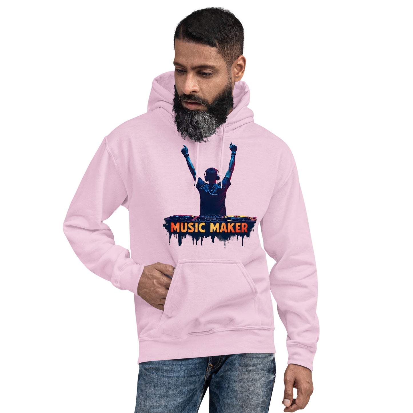 Unisex Music maker Twin-print music creator Hoodie