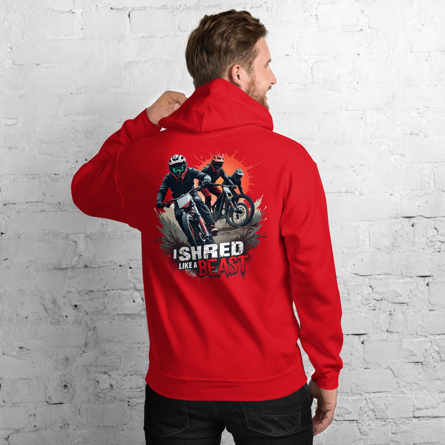 Unisex I shred like a beast Hoodie