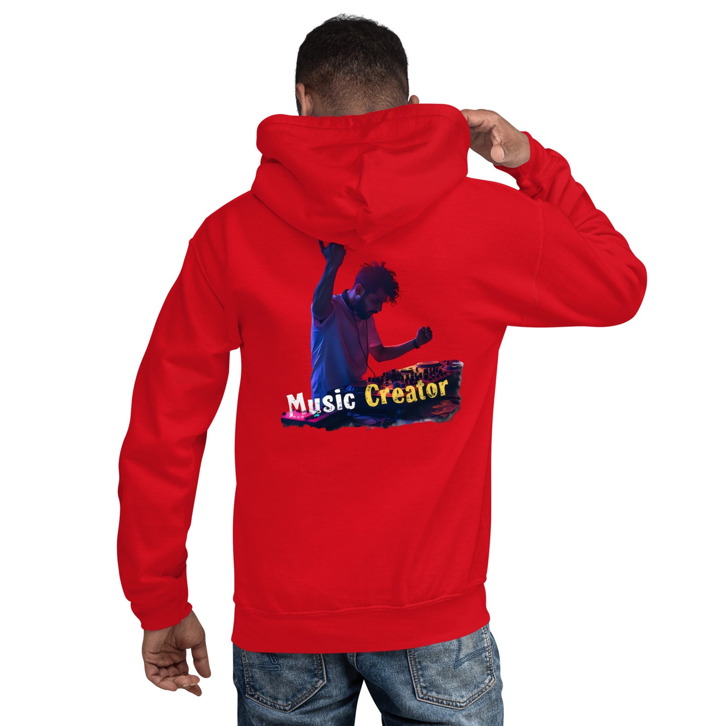 Unisex Music maker Twin-print music creator Hoodie