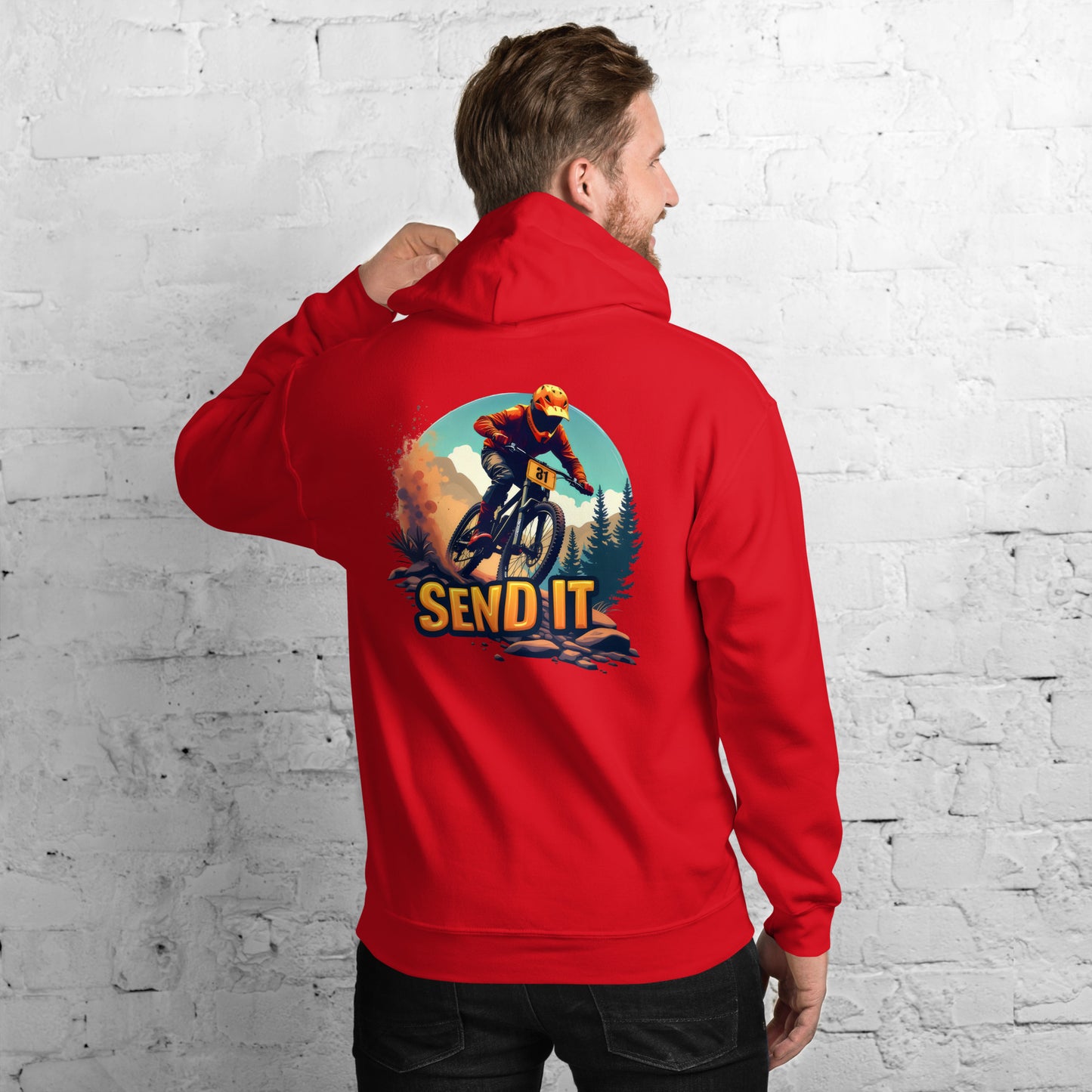 Unisex Send it MTB classic Hoodie