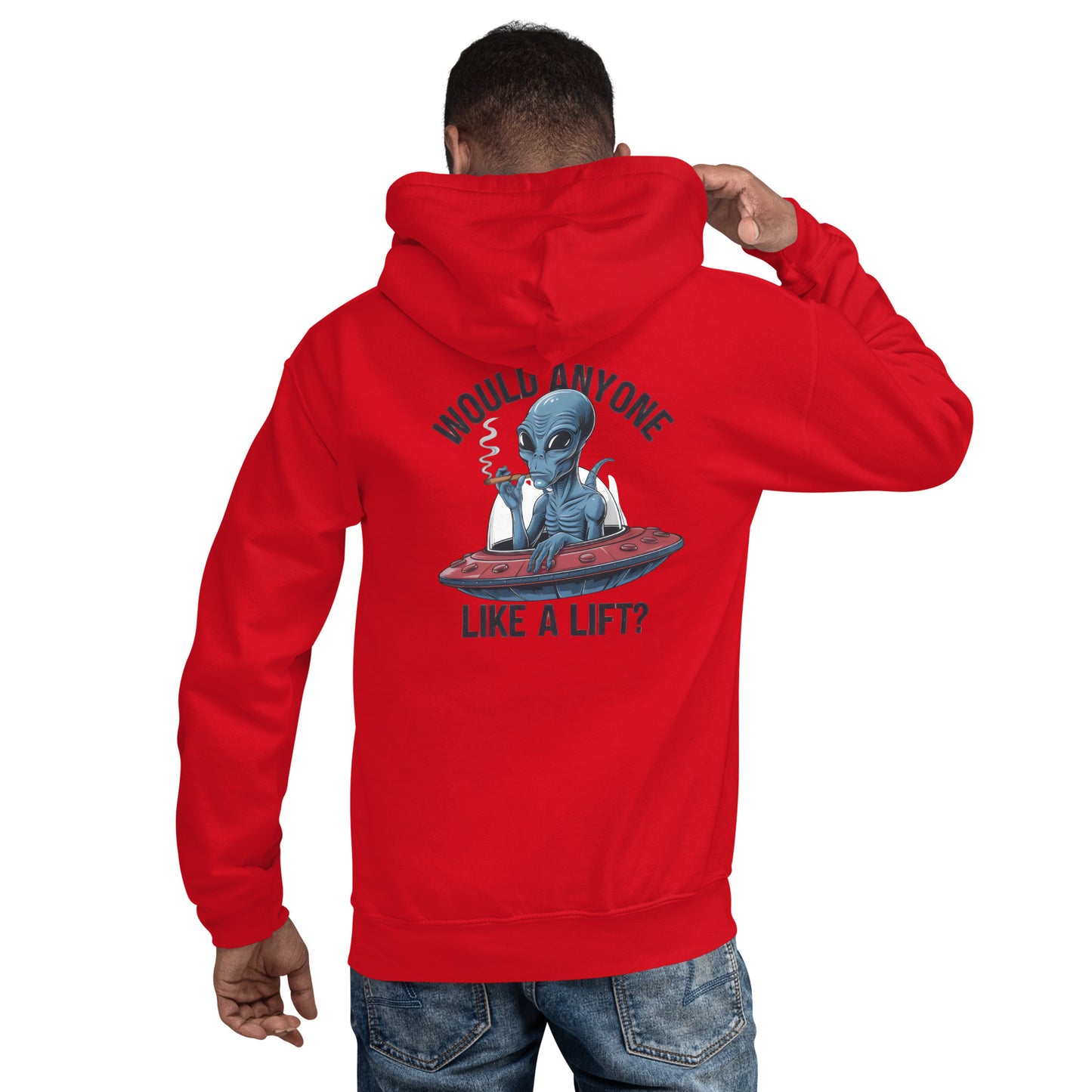 Unisex UFO Would anyone like a lift Hoodie
