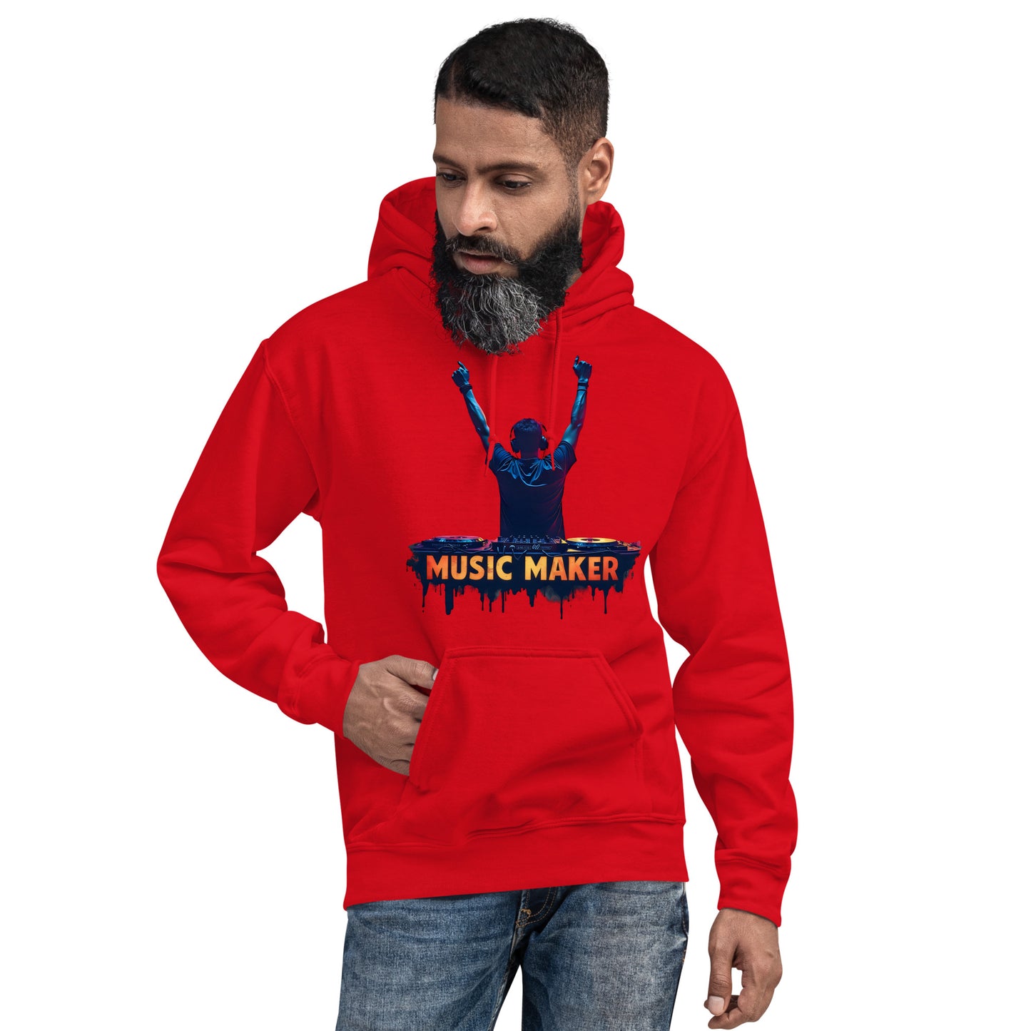 Unisex Music maker Twin-print music creator Hoodie