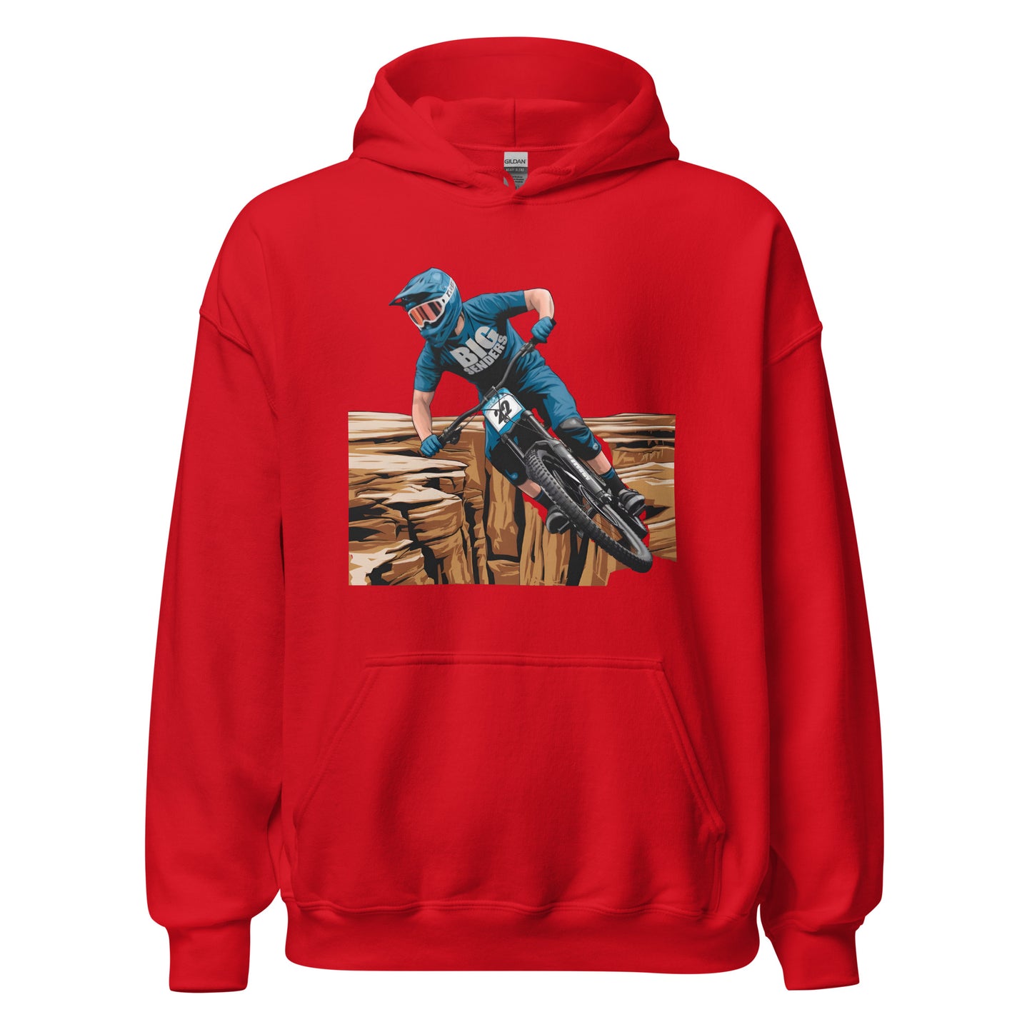 Unisex Big sender Series 2 Twin print Hoodie