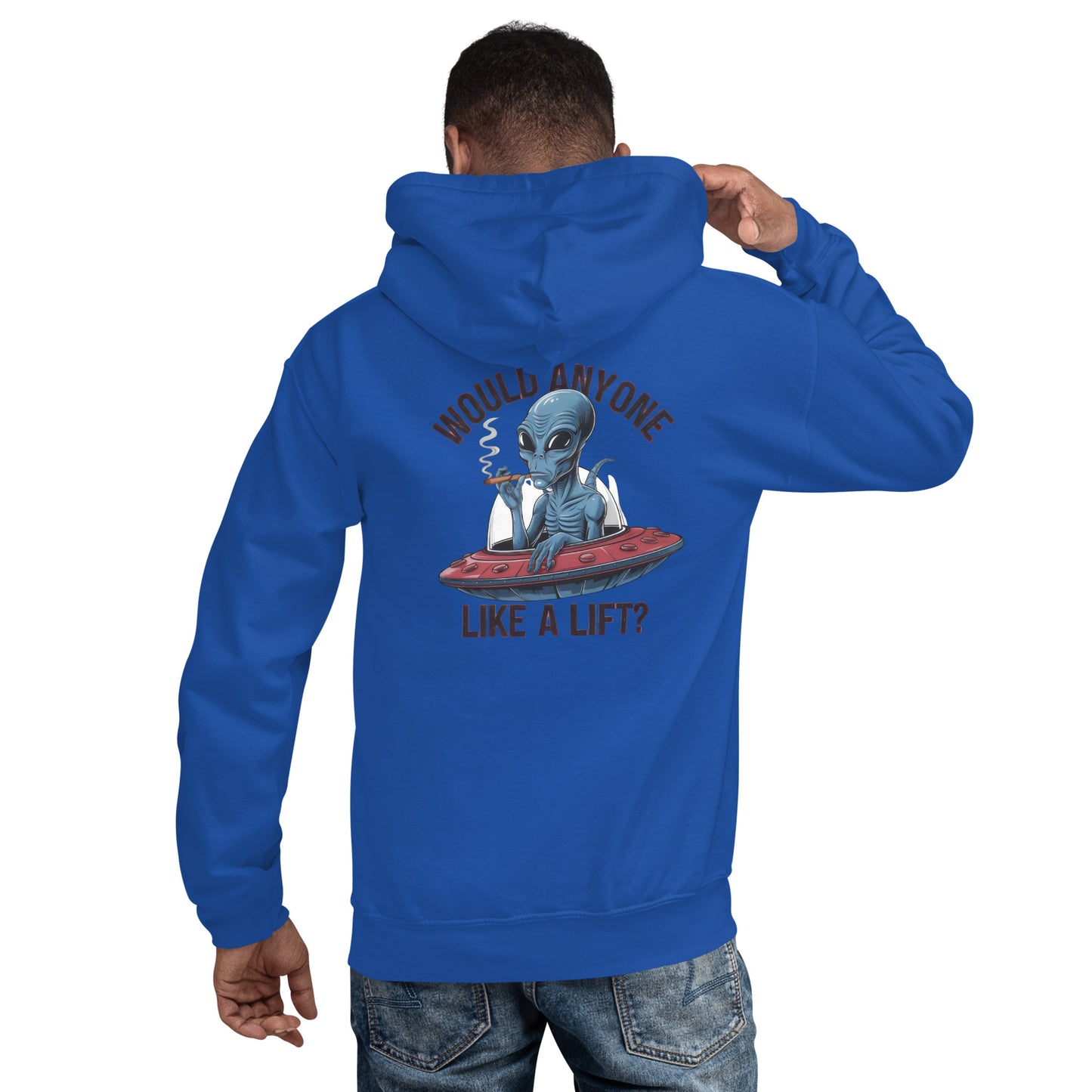 Unisex UFO Would anyone like a lift Hoodie