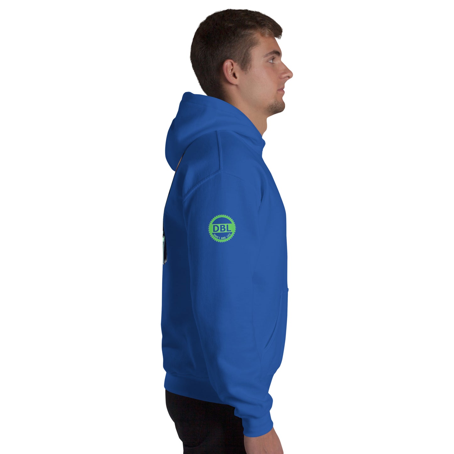 Unisex Zombie Green Illuminated cat classic Hoodie