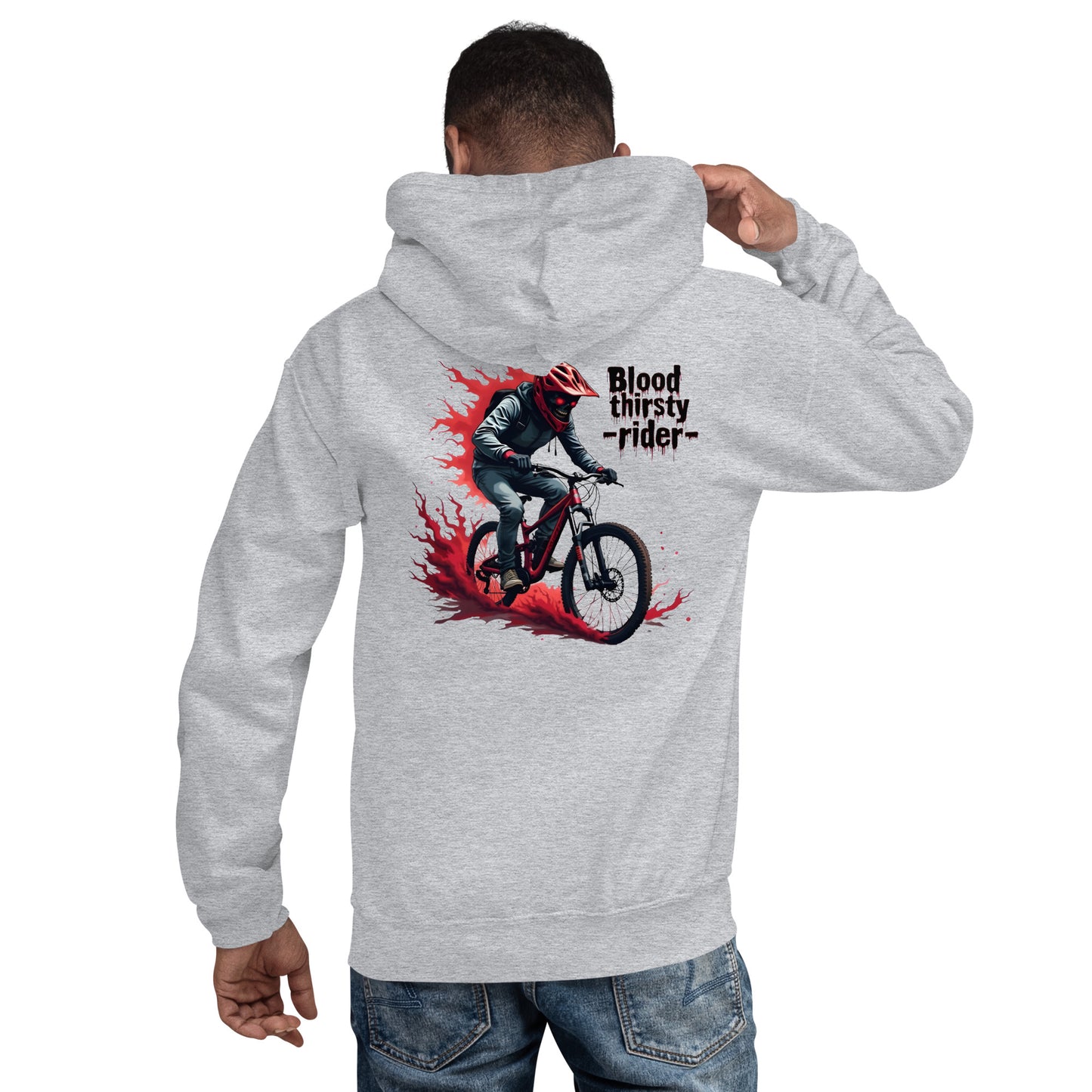 Men's blood thirsty rider Hoodie