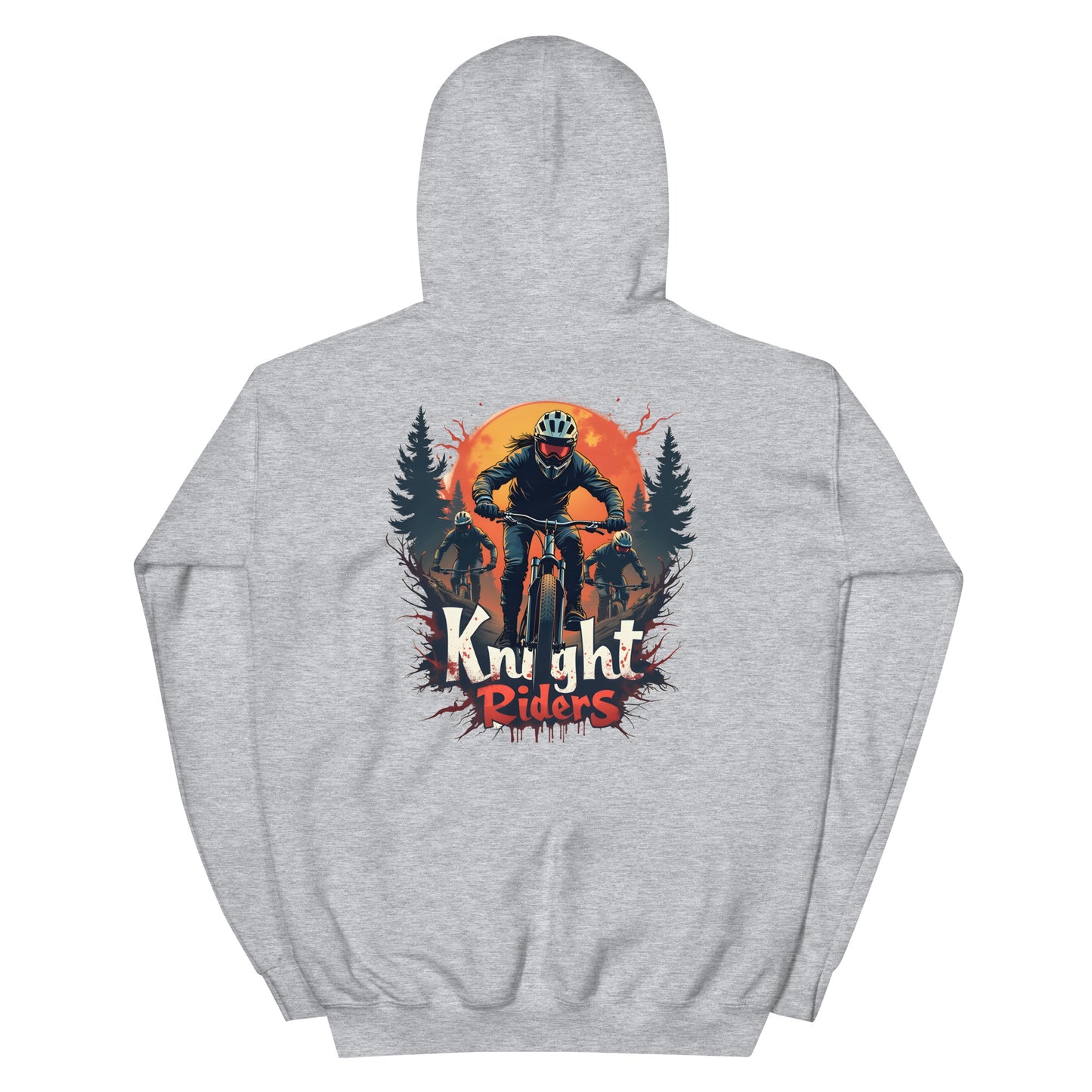 Men's Back print Knight riders Hoodie