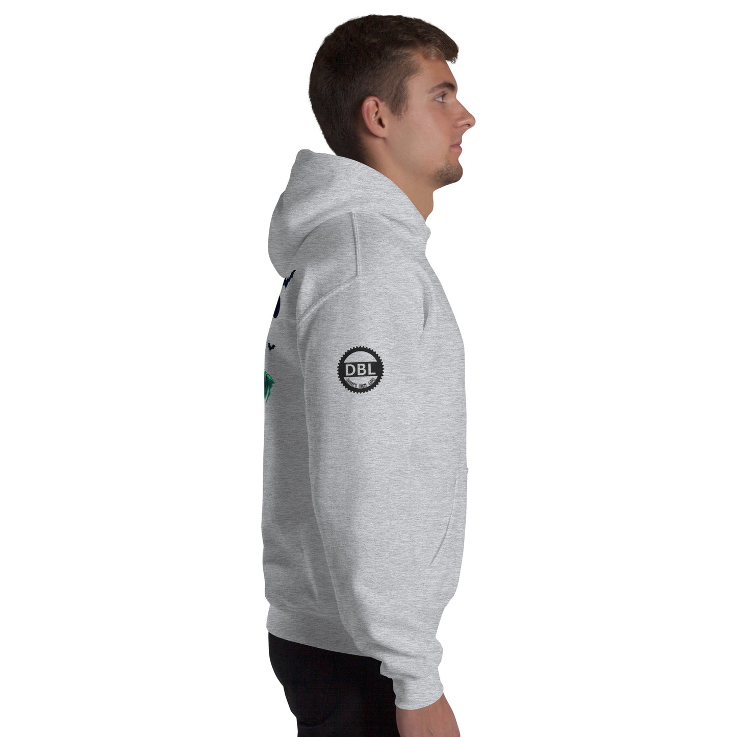 Unisex High definition luminous skull classic Hoodie