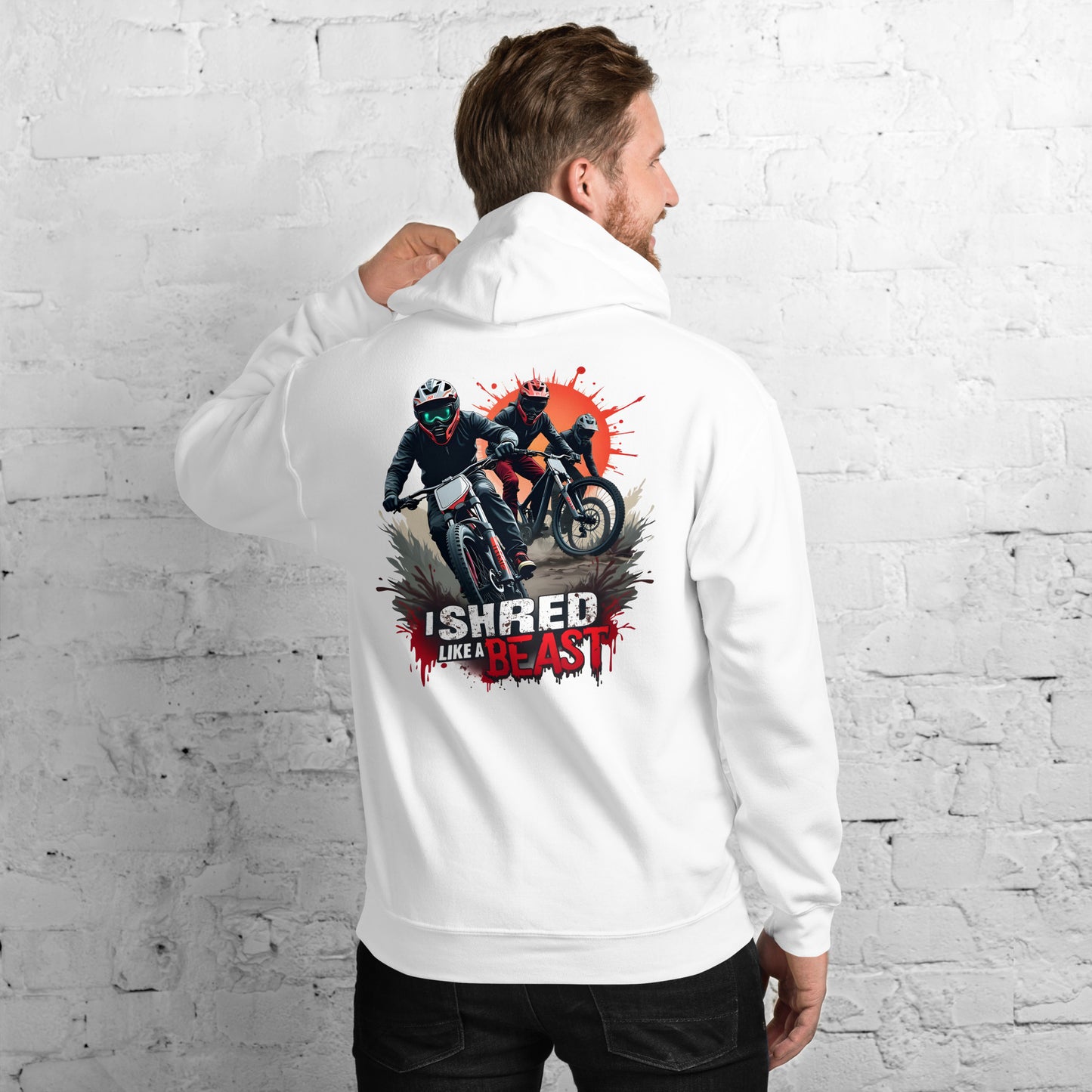 Unisex I shred like a beast Hoodie