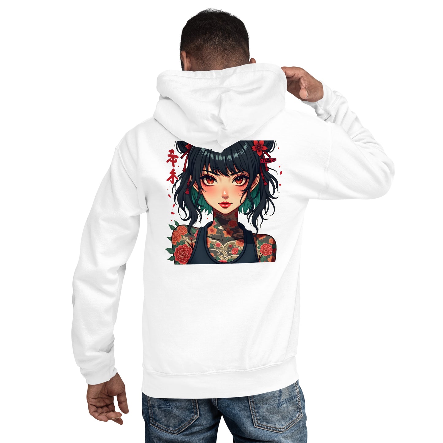 Unisex Japanese woman classic Hoodie