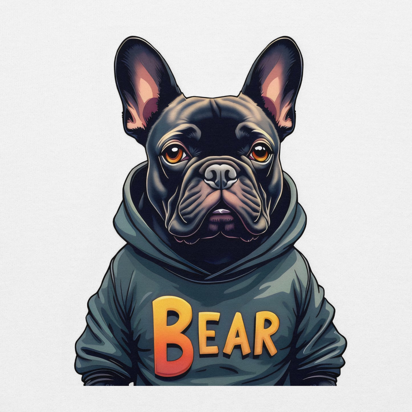 Woman's French bulldog bear classic Hoodie