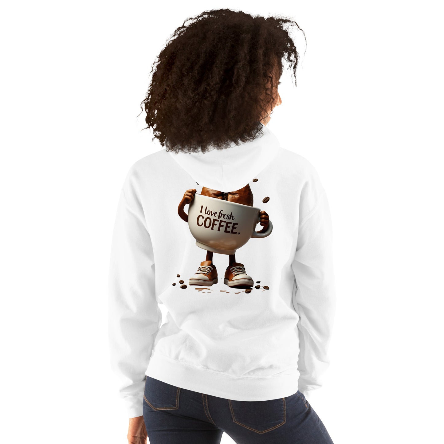 Unisex I love fresh coffee Hoodie
