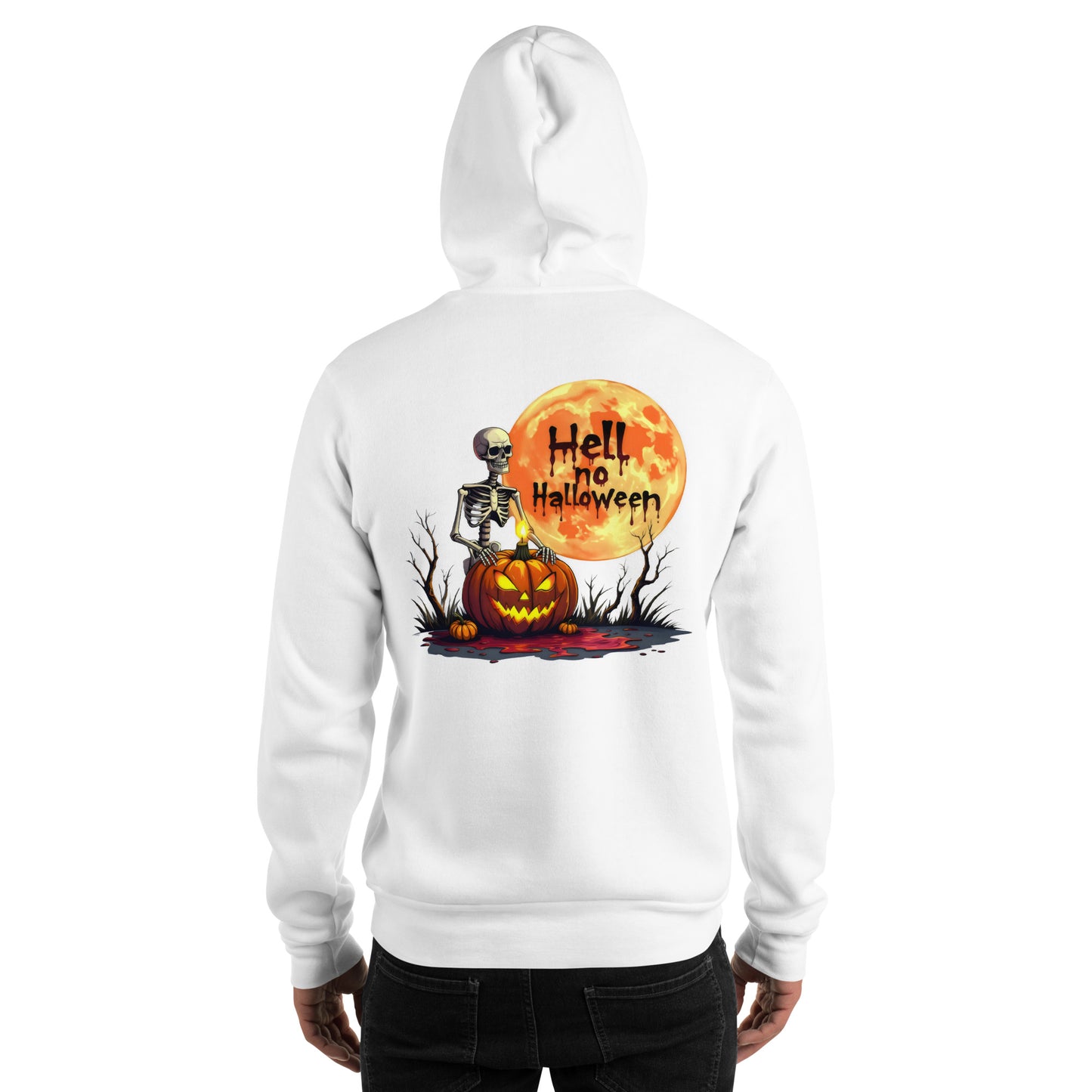Men's & women's Hell no Halloween classic tee Hoodie
