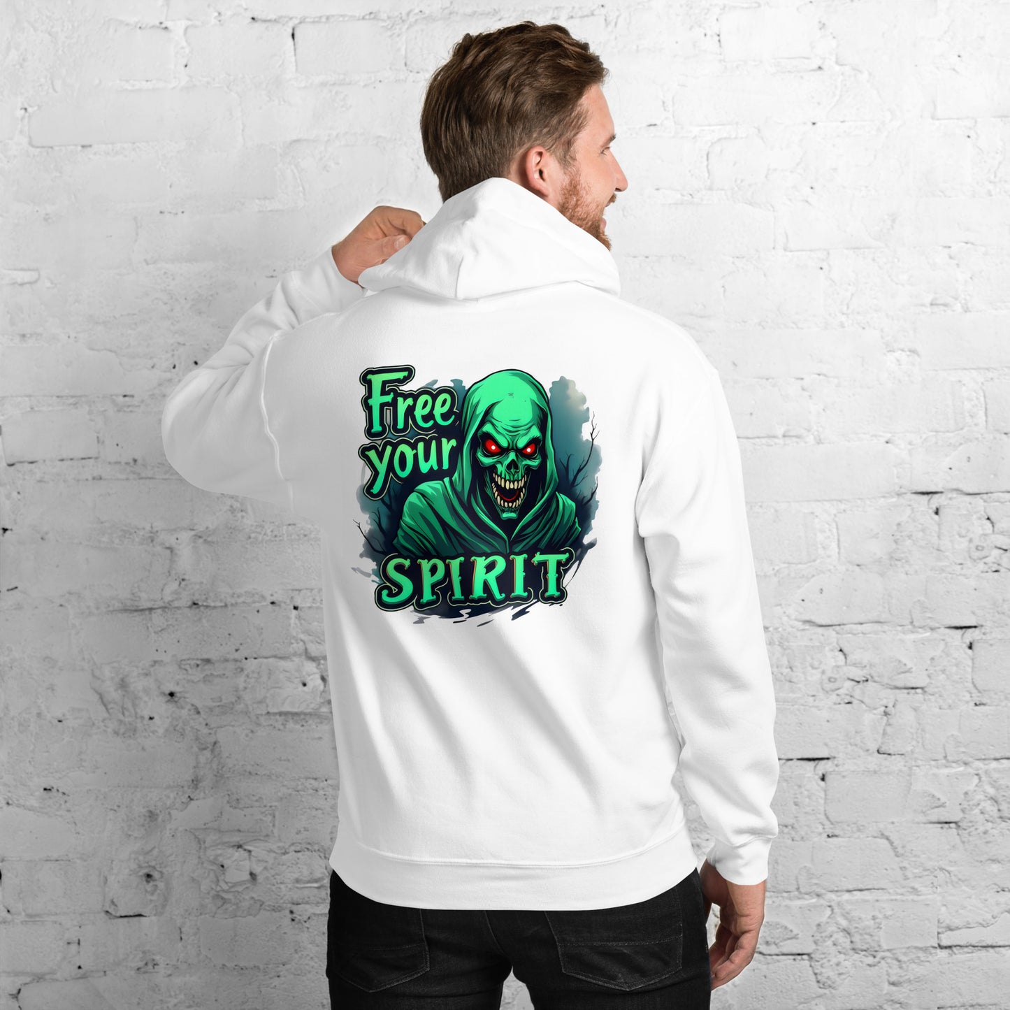 Unisex Halloween free your spirit heavy blend Hoodie