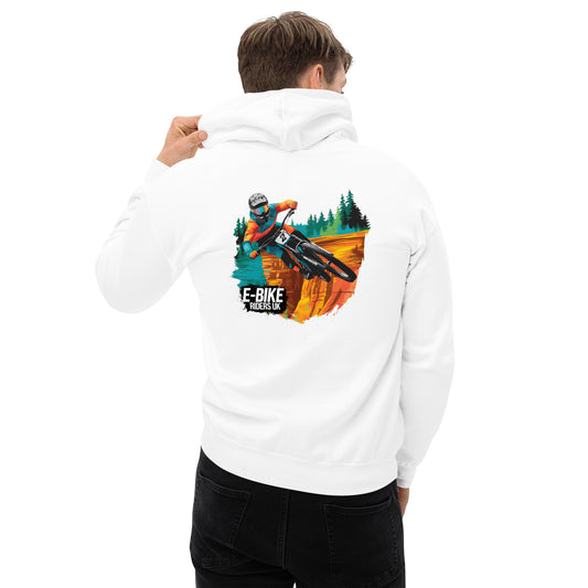 Unisex E-bike riders U K Hoodie