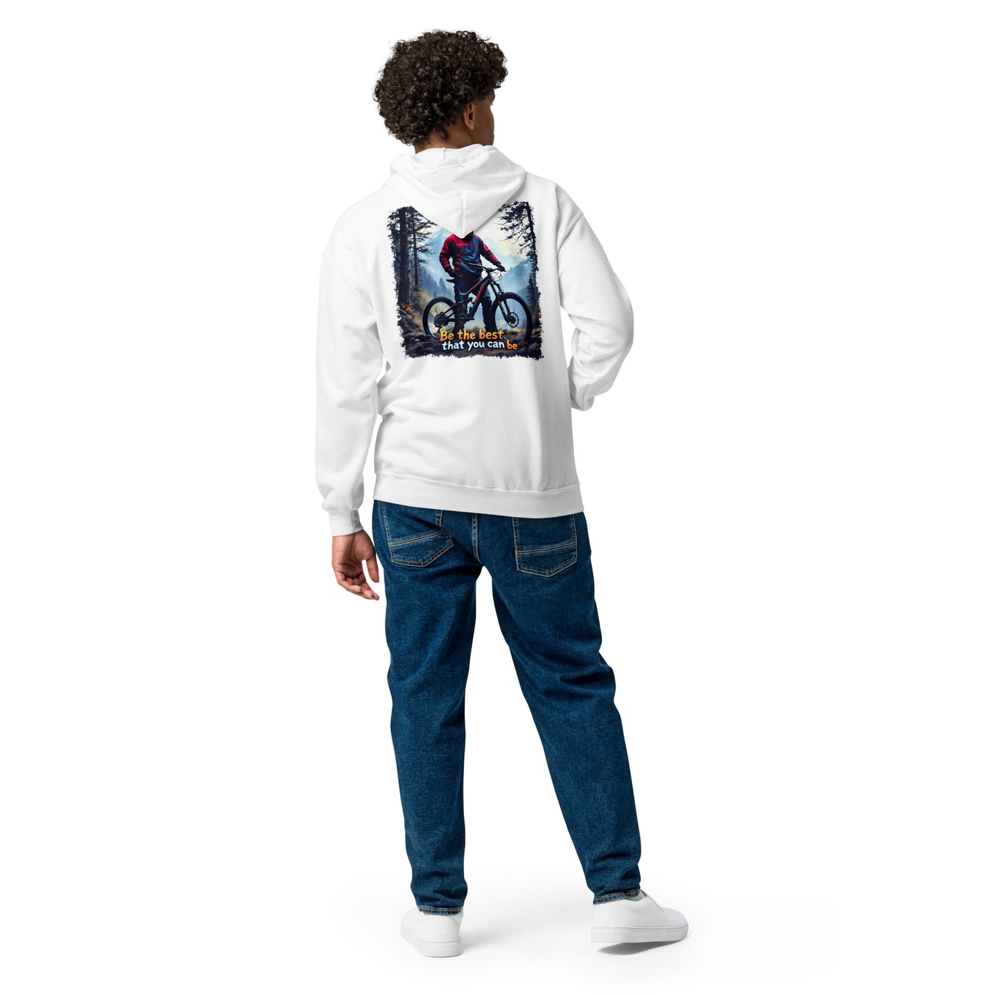 Unisex Adventure biker heavy blend zip hoodie