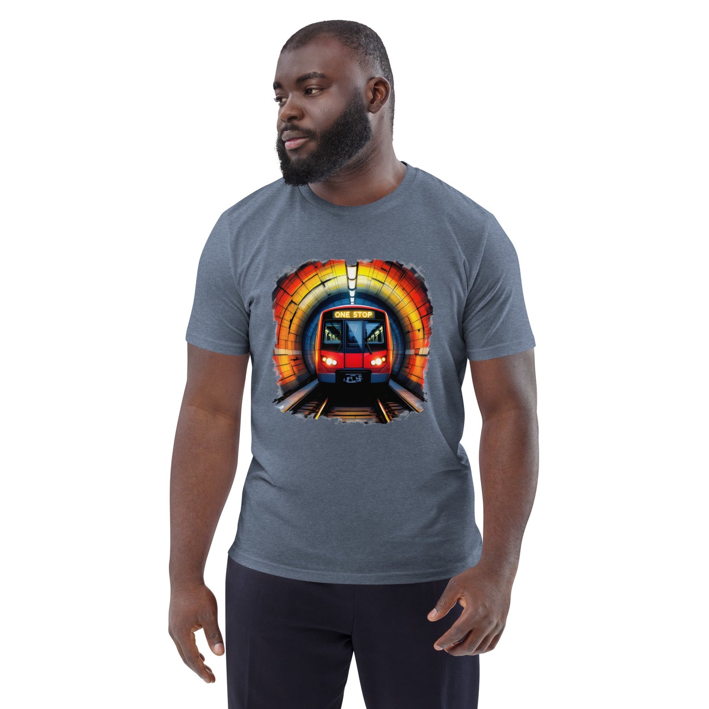 Unisex UK Underground one stop organic cotton t-shirt