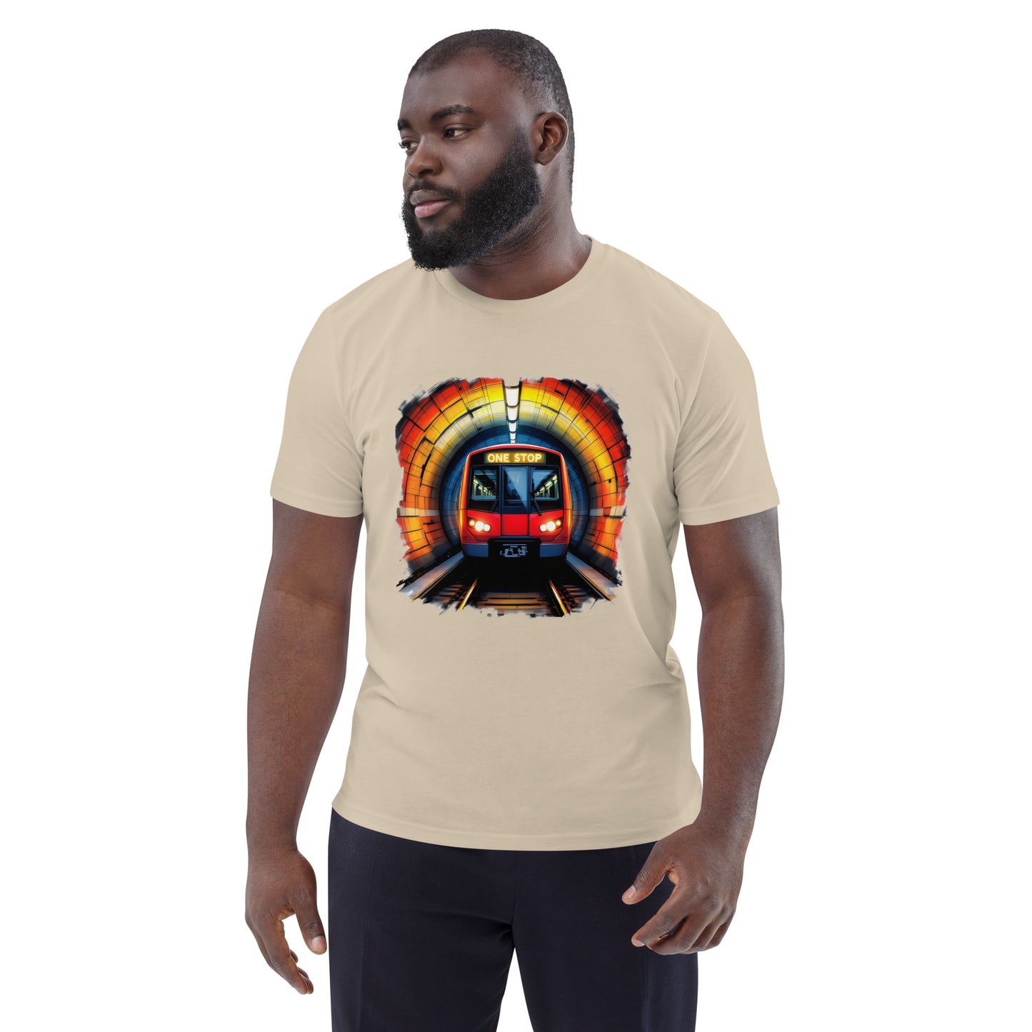 Unisex UK Underground one stop organic cotton t-shirt