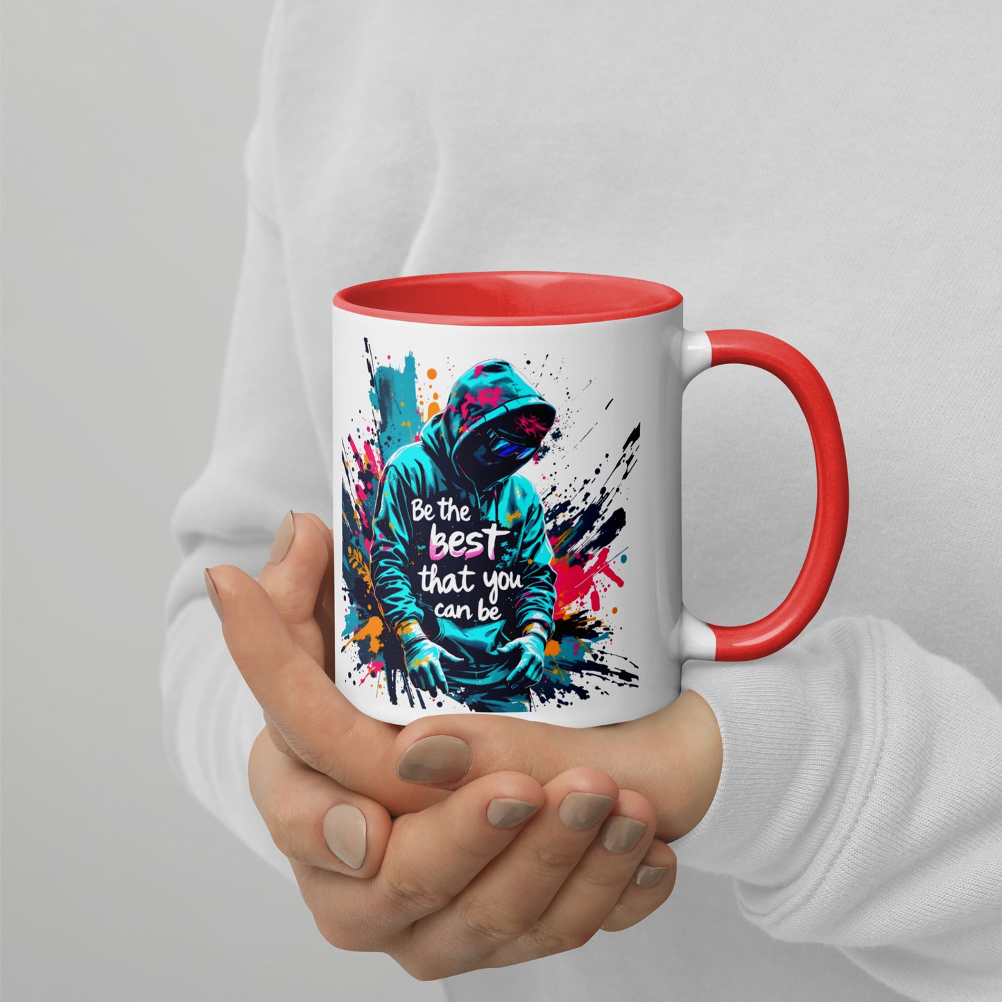 Mug Unisex MTB express with Color Inside