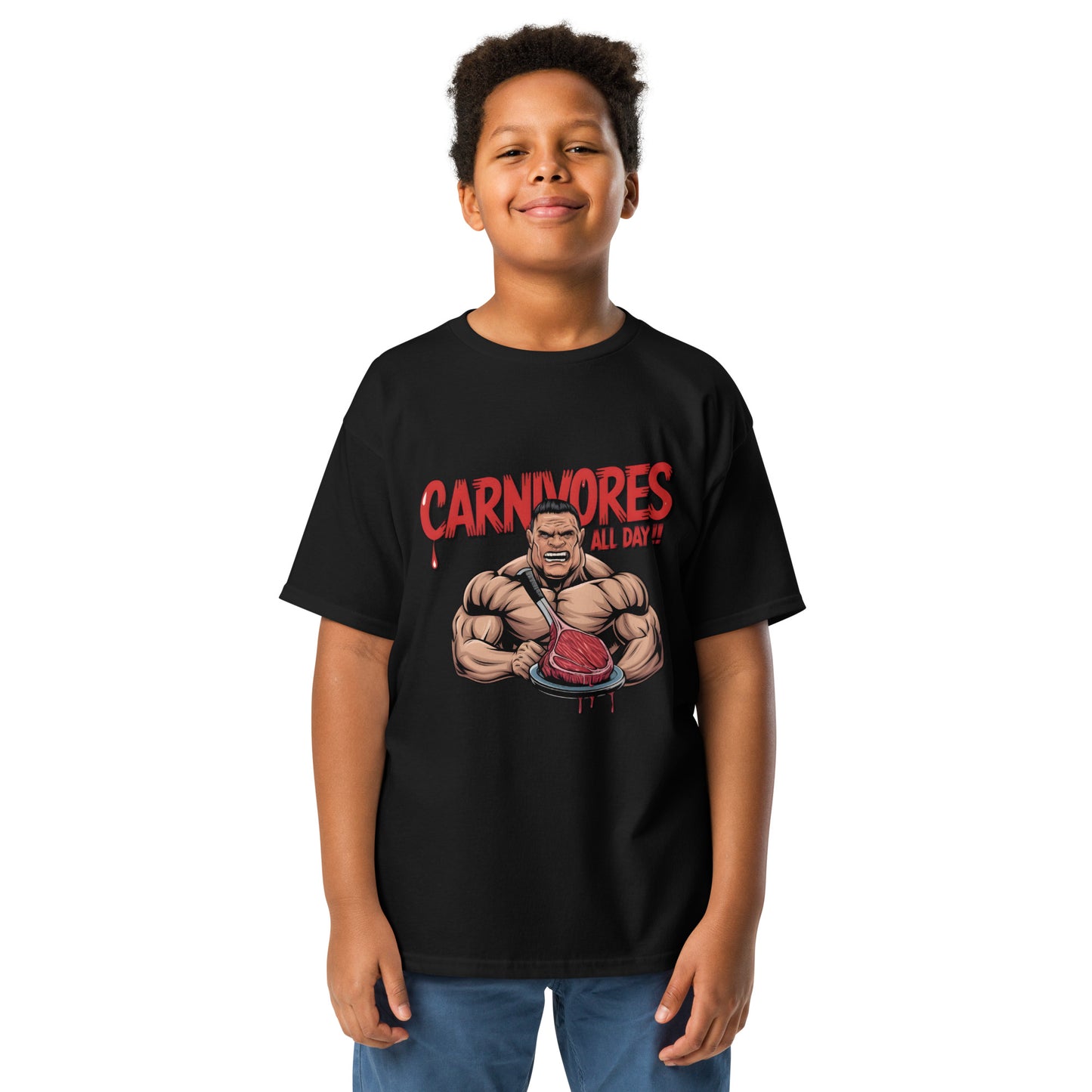 Youth Carnivore all day everyday classic tee