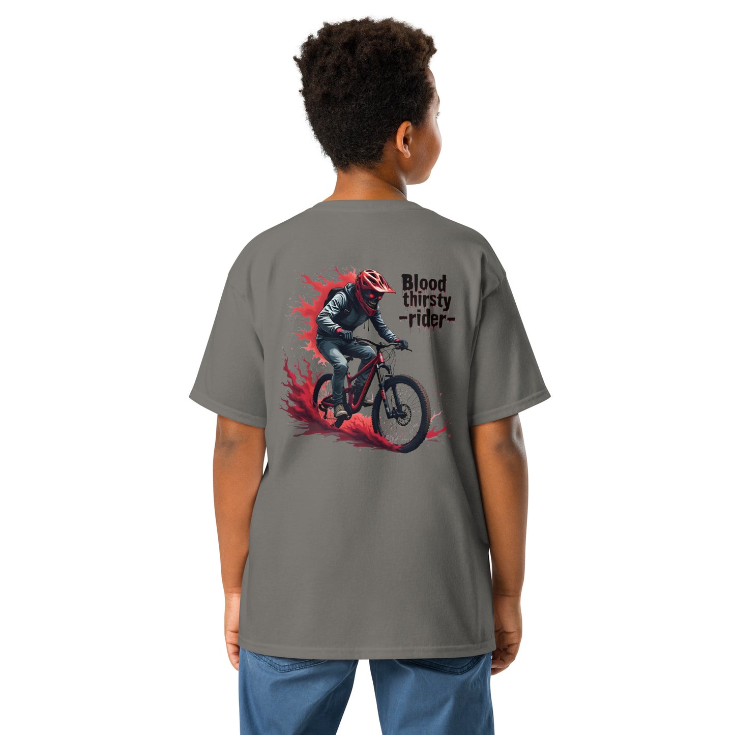 Youth bloodthirsty rider classic tee