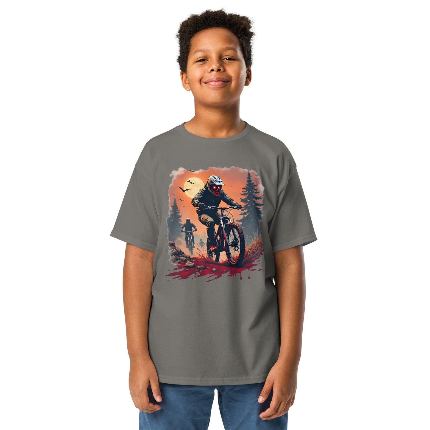 Youth Halloween rider classic tee