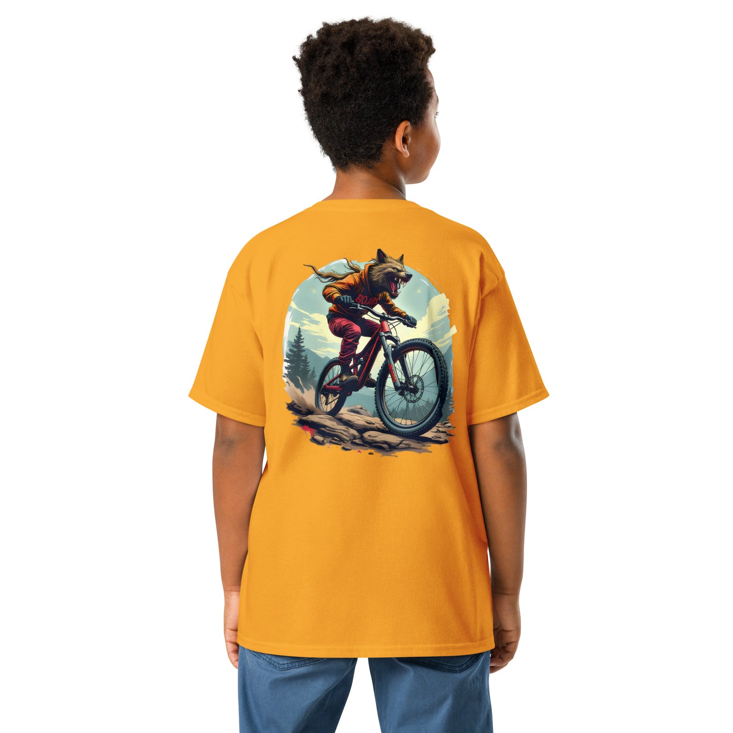 Youth Wolfman rides classic tee