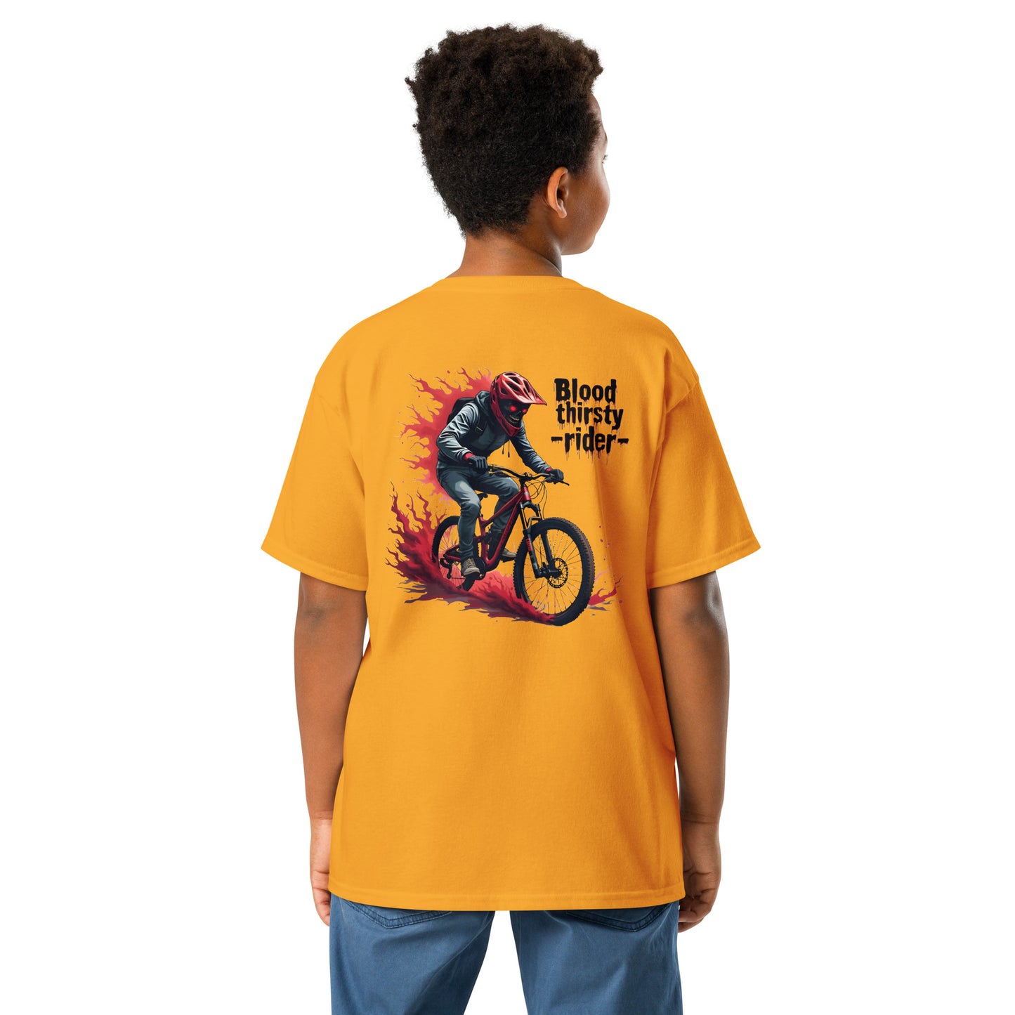 Youth bloodthirsty rider classic tee