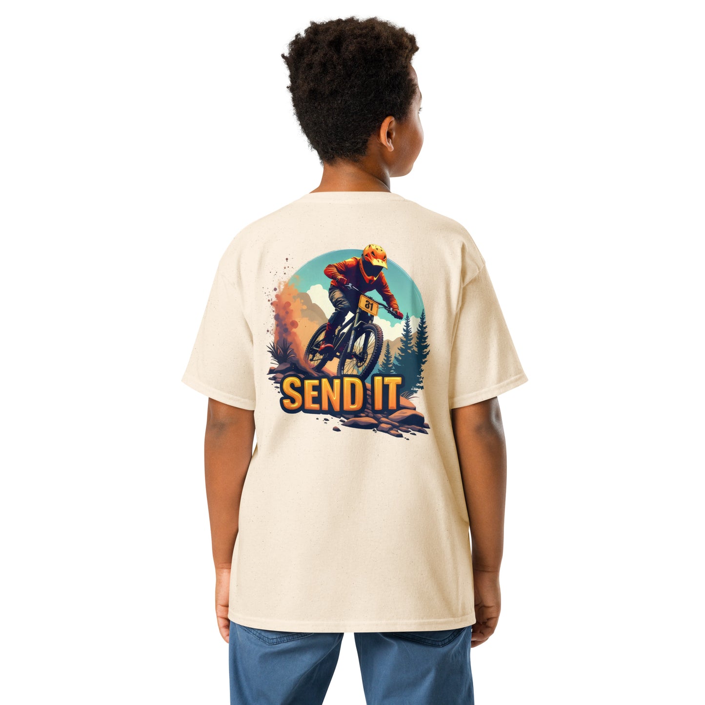 Youth Send it MTB  classic tee