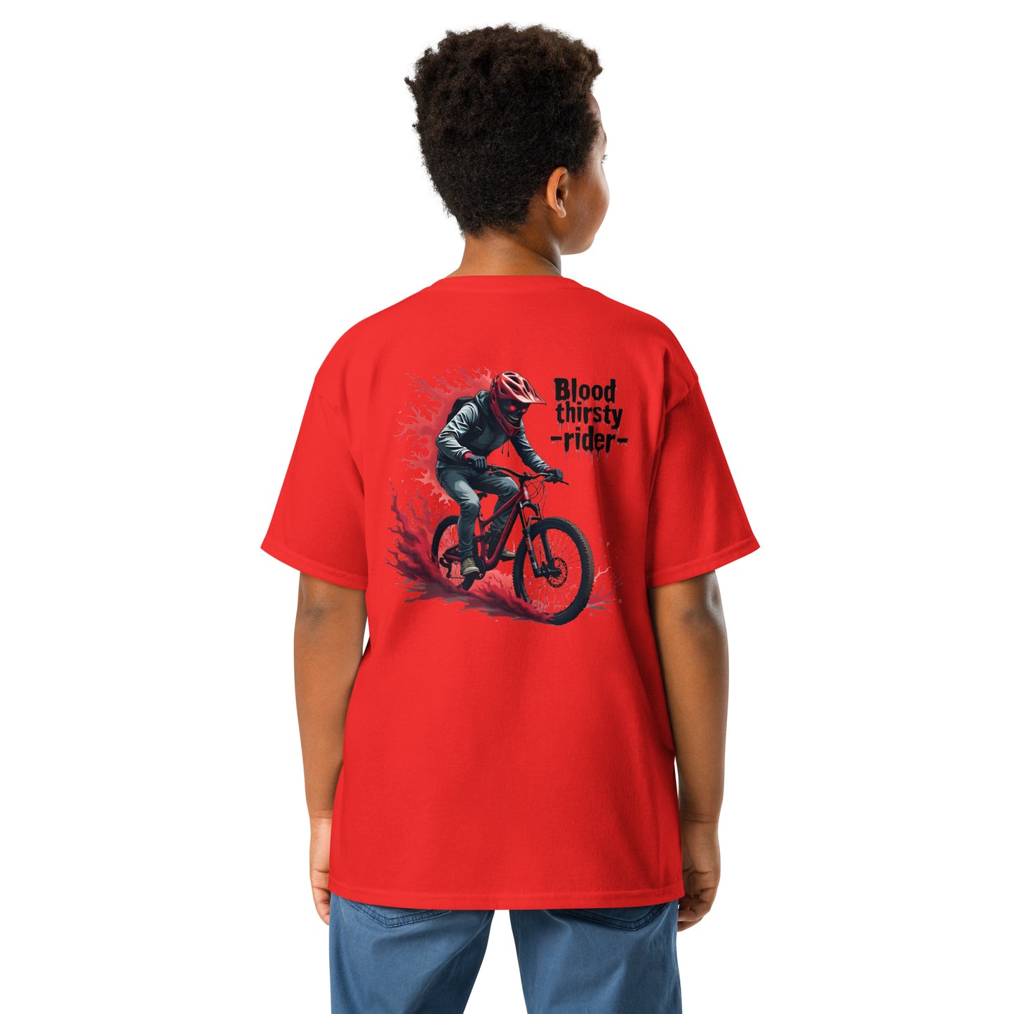 Youth bloodthirsty rider classic tee
