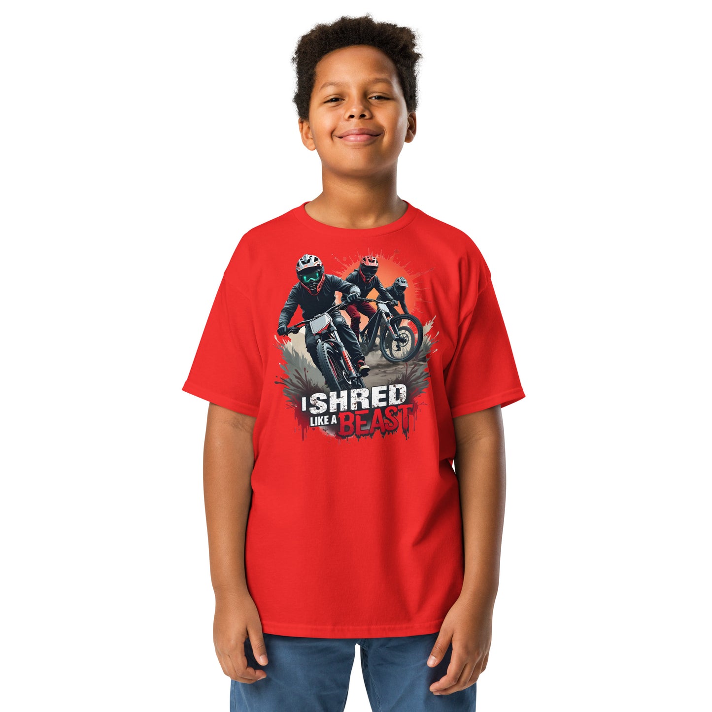 Youth I shred like a beast  classic tee