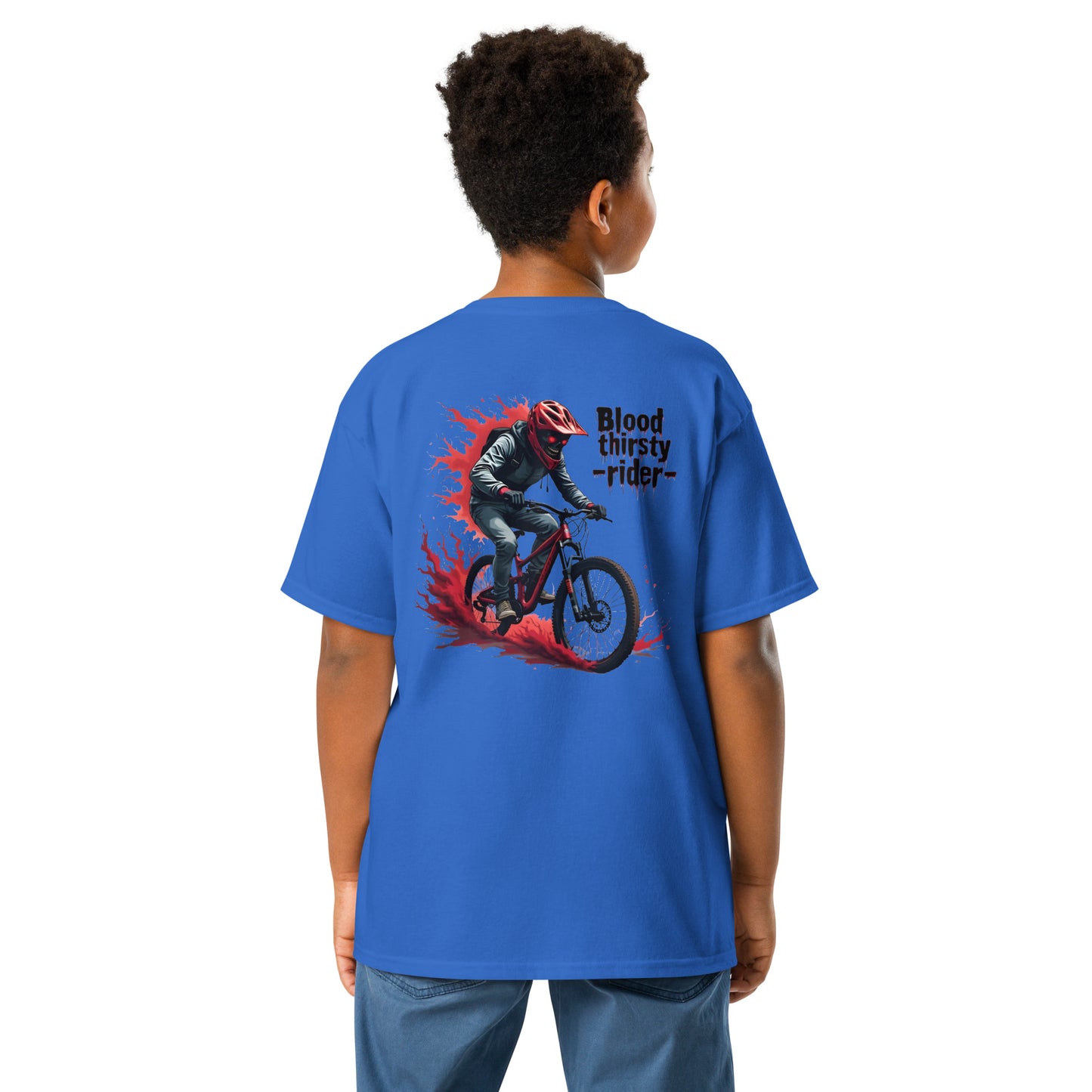 Youth bloodthirsty rider classic tee