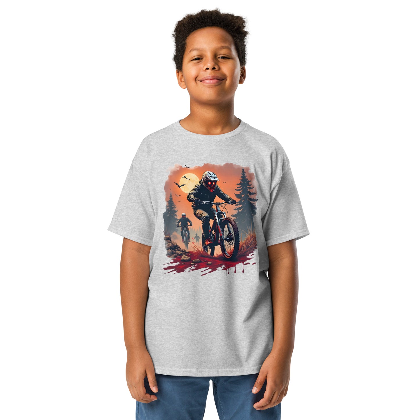 Youth Halloween rider classic tee