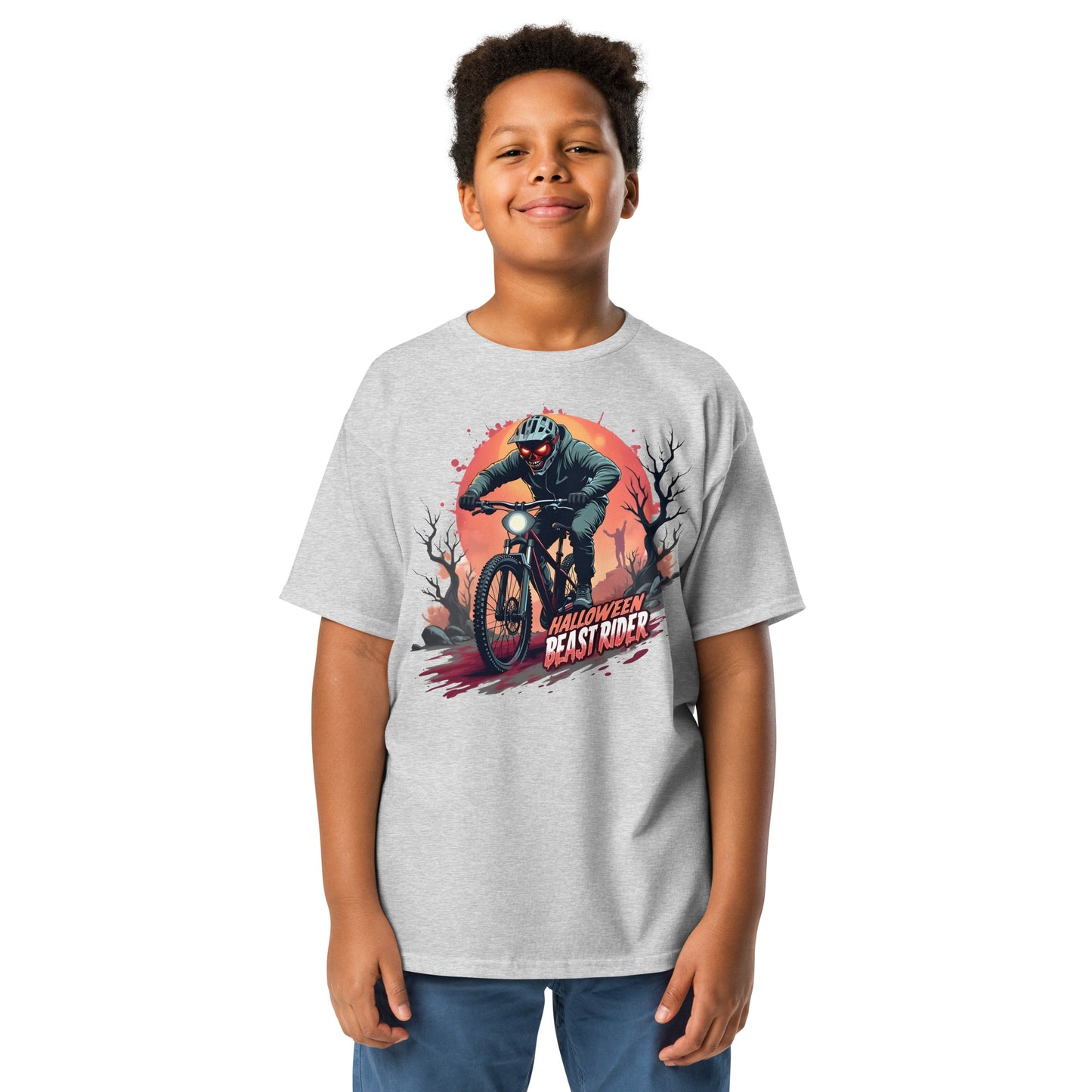 Youth Girls and boys Halloween rider classic tee