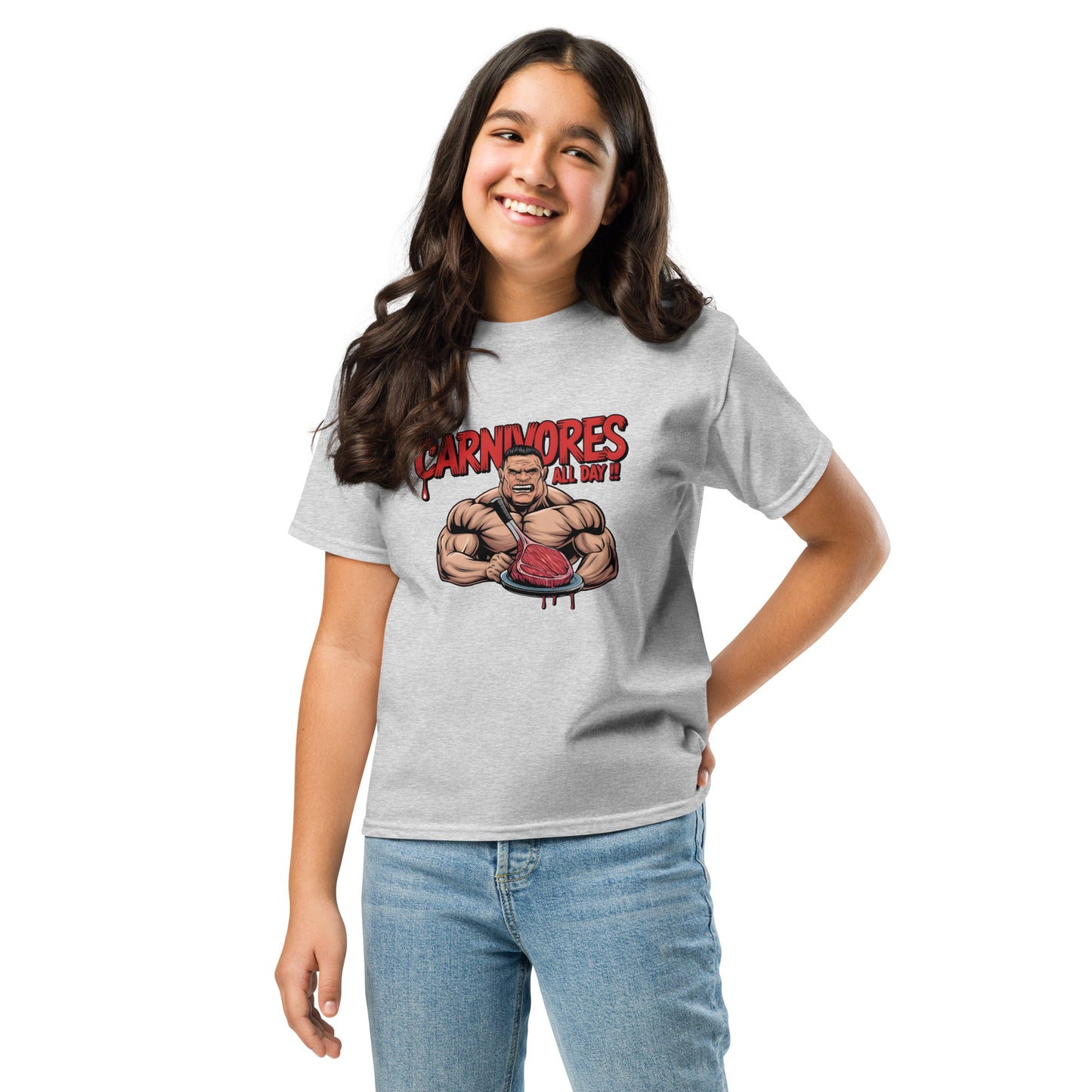 Youth Carnivore all day everyday classic tee