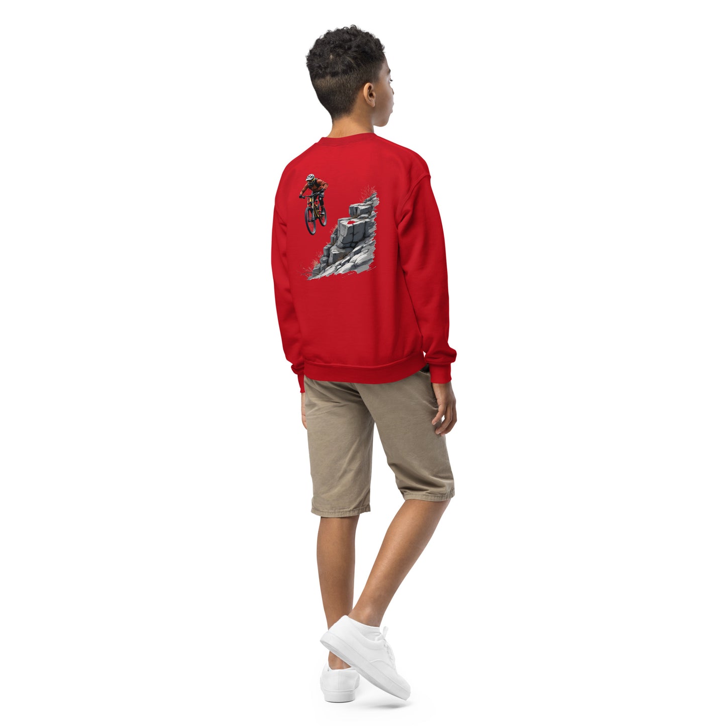 Youth Extreme cinder crewneck sweatshirt