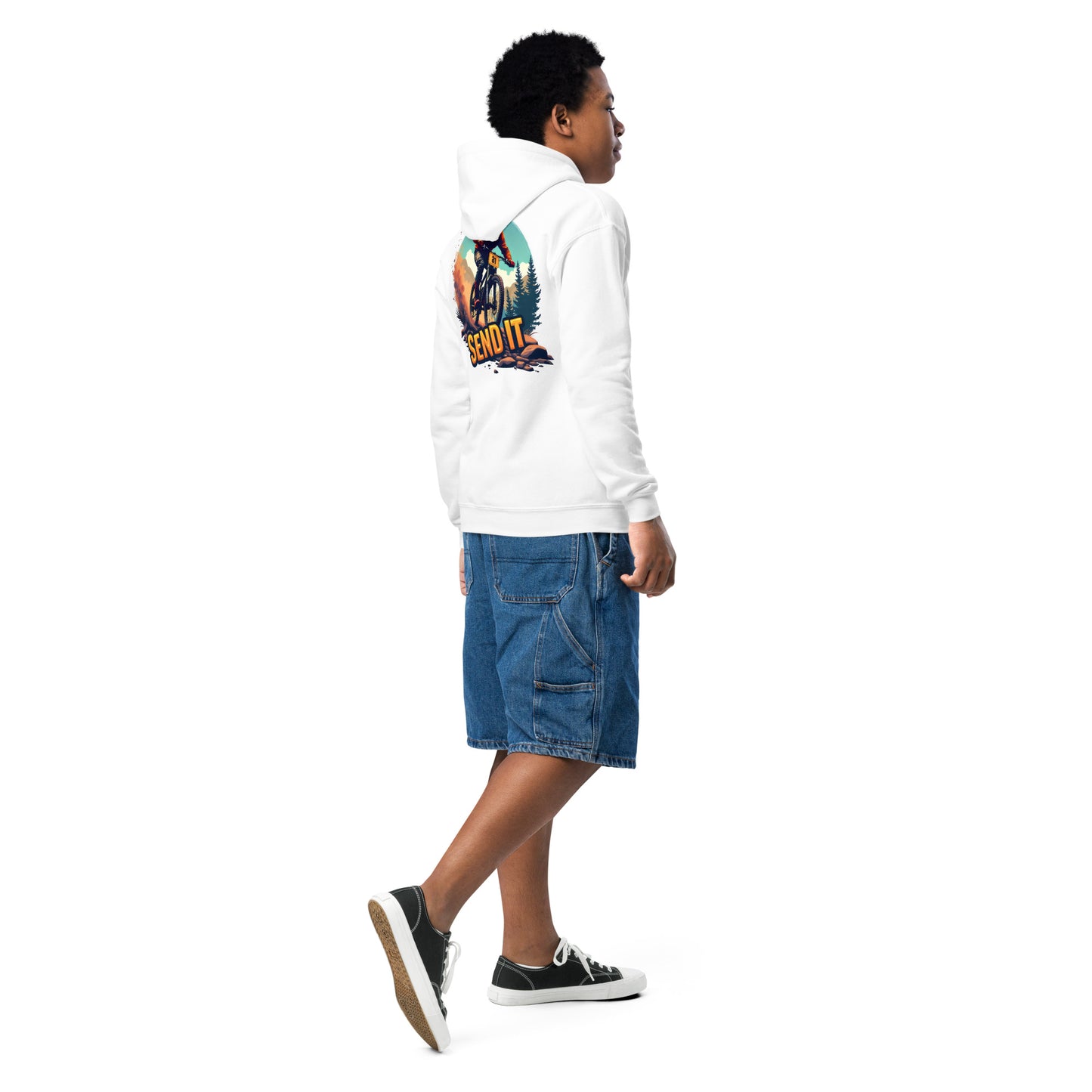 Youth Send it MTB heavy blend hoodie